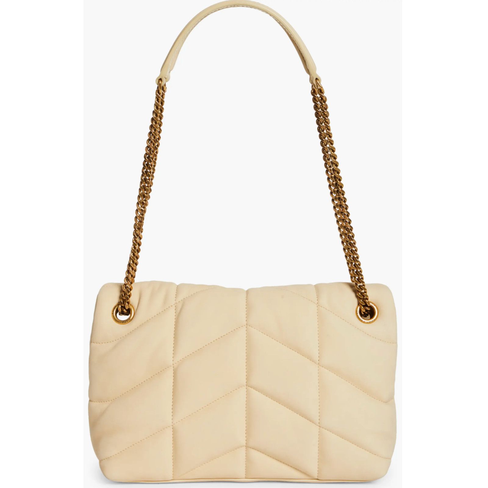 Yves Saint Laurent Saint Laurent YSL Burro Beige Leather Shoulder Crossbody Bag Size ONE SIZE - 9 Thumbnail