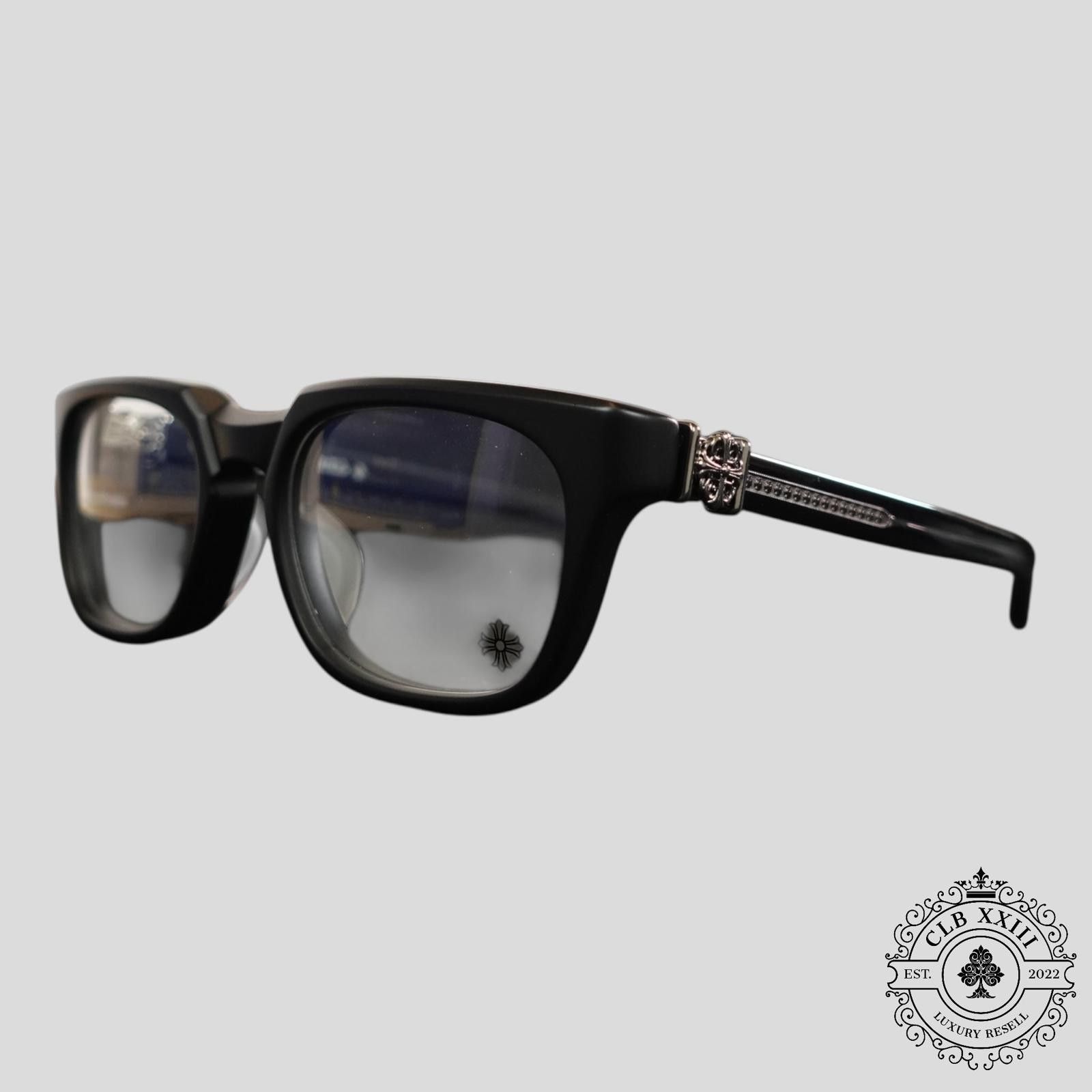 Chrome Hearts Chrome Hearts Grim Glasses in Matte Black Size ONE SIZE - 1 Thumbnail