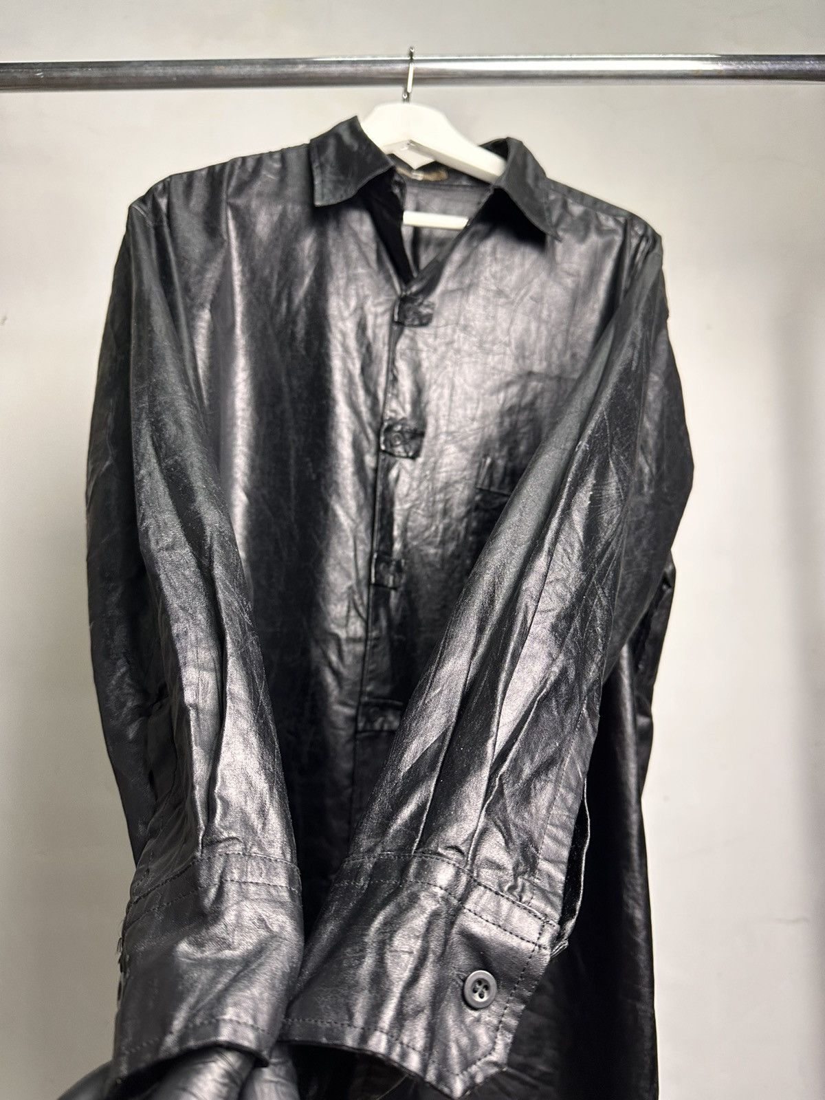 Yohji Yamamoto Y’s for Men Coated Polyurethane Jacket Size US L / EU 52-54 / 3 - 8 Thumbnail