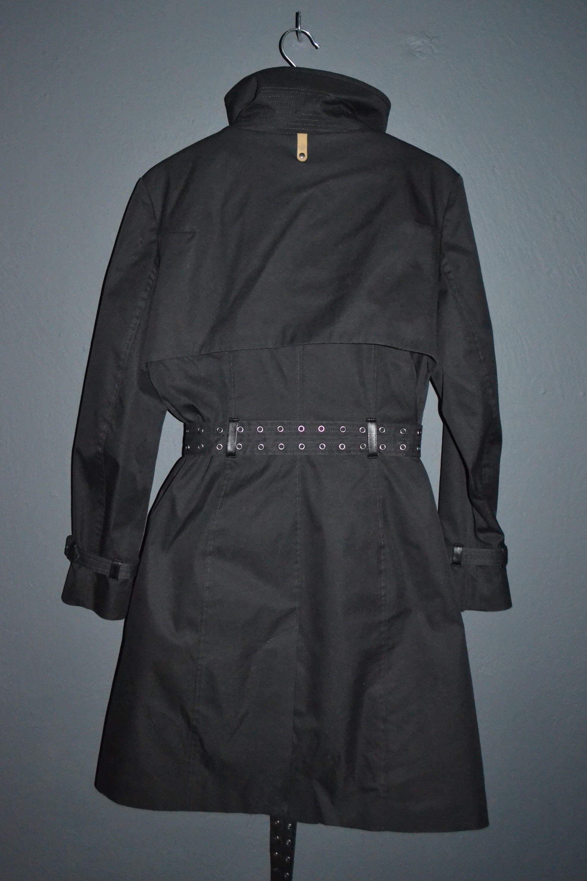 Mackage Mackage Down Insulated Black Trench Coat Women's L Belted Size L / US 10 / IT 46 - 10 Thumbnail