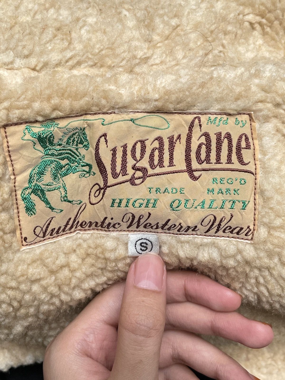 Sugar Cane Rare Design Vintage Sugar Cane Fur Corduroy Jacket 1990s Size US S / EU 44-46 / 1 - 9 Thumbnail