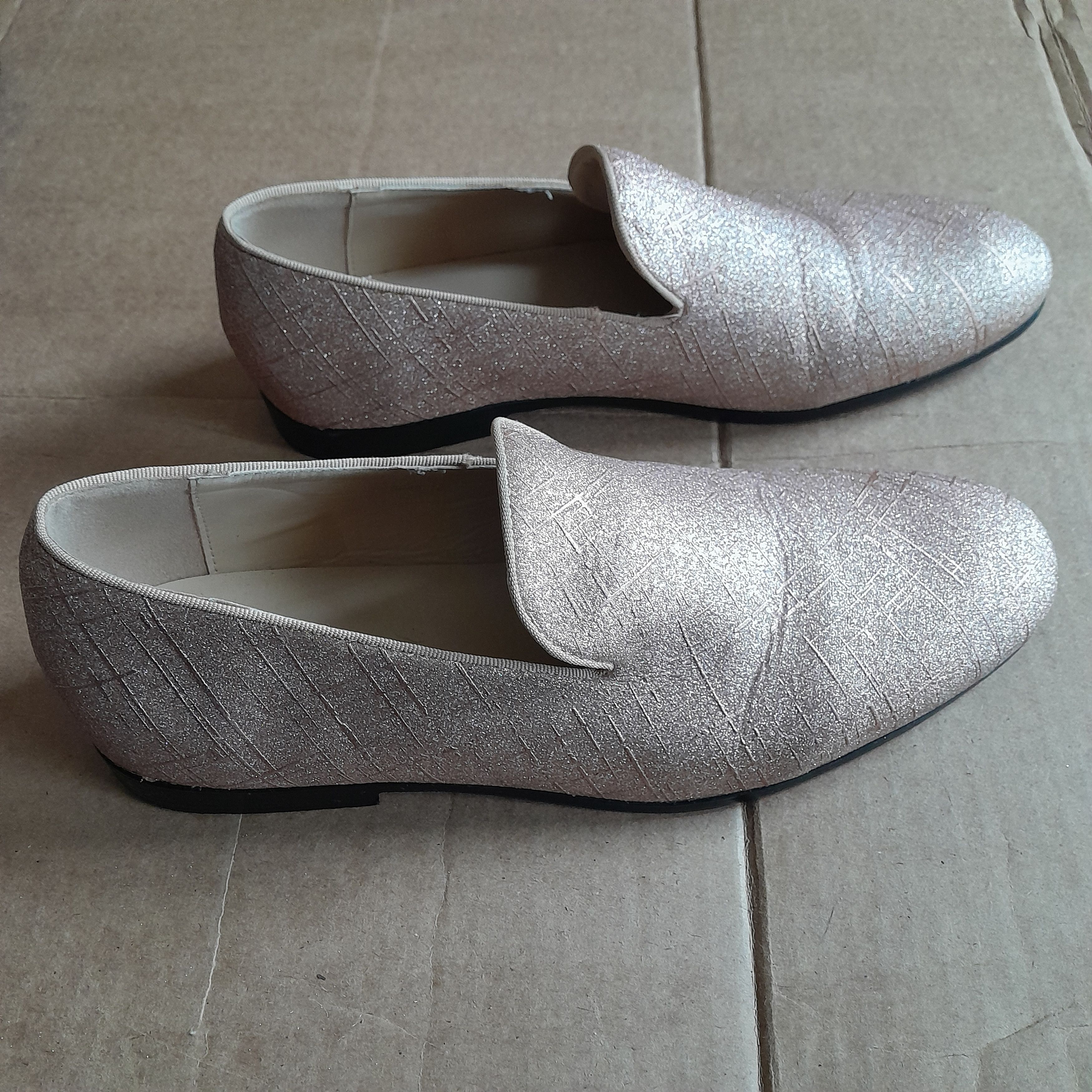 Other Royal Shoes Men’s Metallic Glitter Formal Slip-on Loafer Size US 12 / EU 45 - 5 Thumbnail