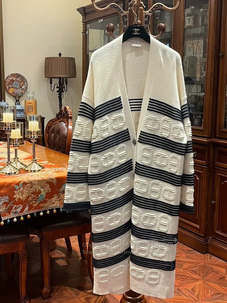 Hermes Hermes Fur and Cashmere Overcoat Size 4XL / US 24-26 - 3 Thumbnail