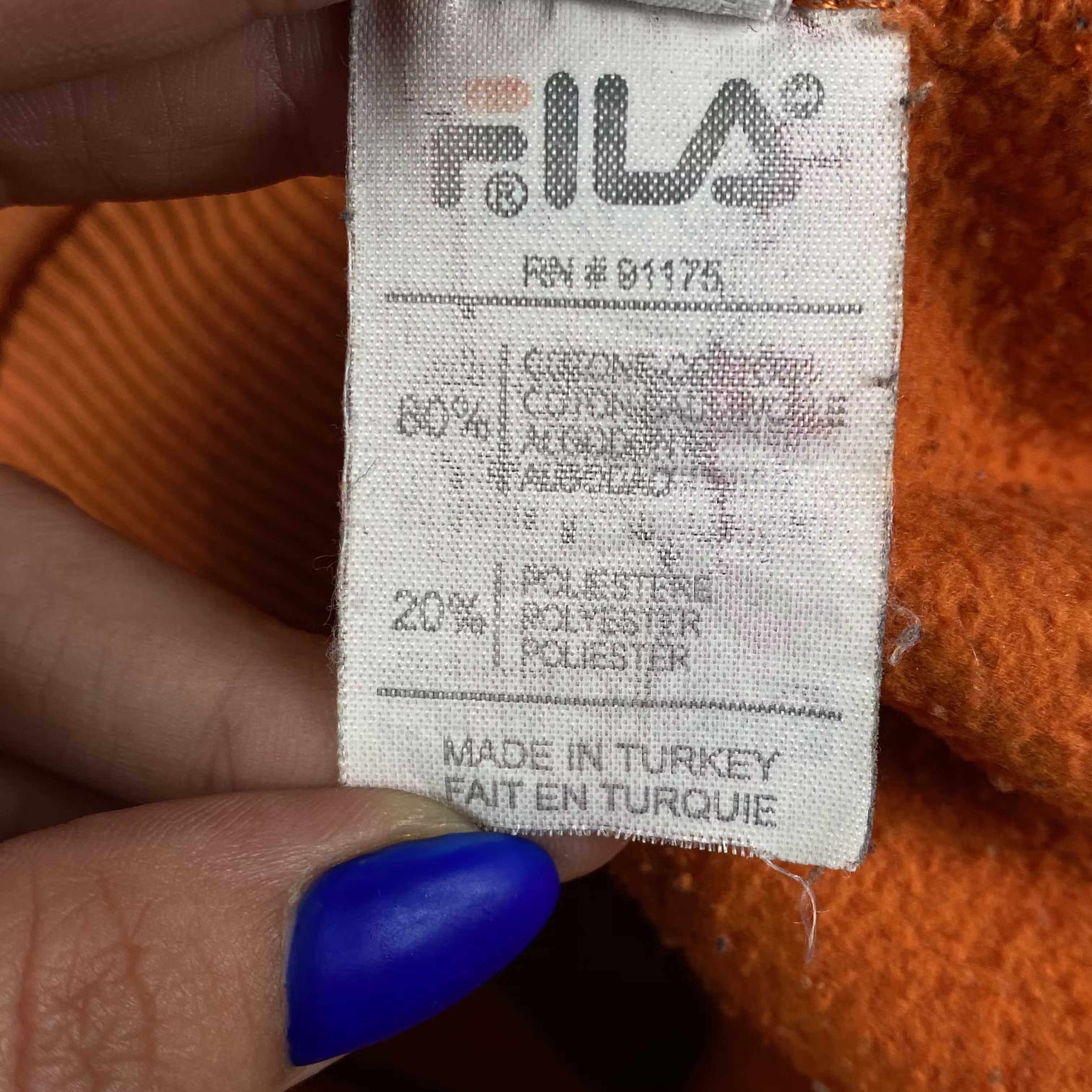Fila × Vintage Mens Sweatshirt Fila Vintage Big Logo Size M Size US M / EU 48-50 / 2 - 6 Thumbnail