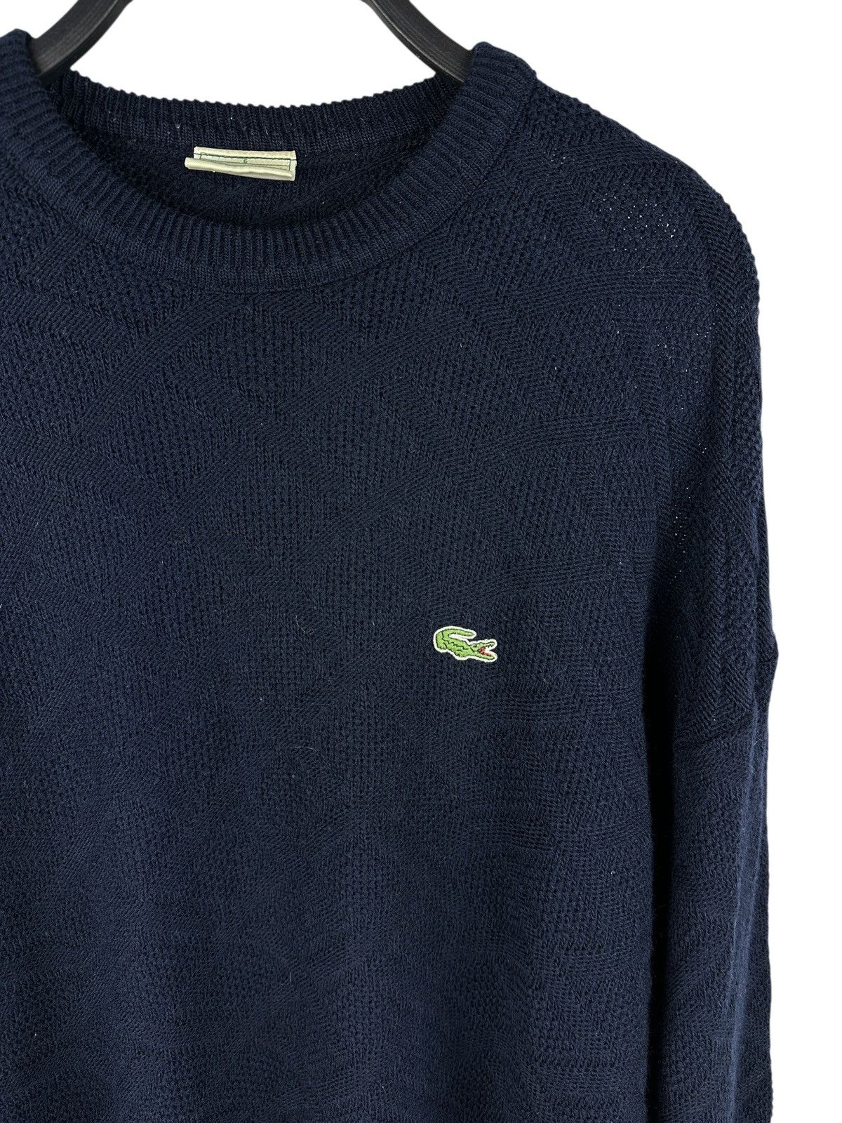 Lacoste Vintage Lacoste Wool Knit Sweater Crewneck Size US XL / EU 56 / 4 - 3 Thumbnail