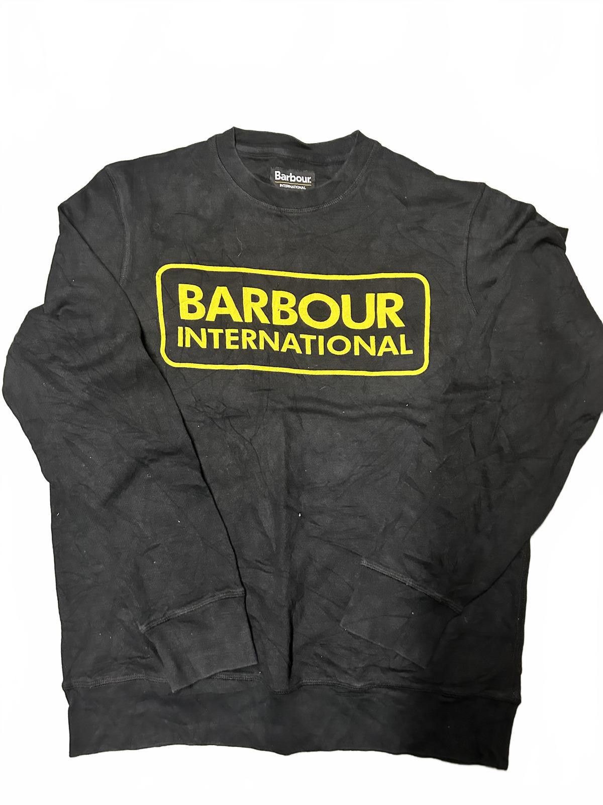 Barbour Barbour International Black Sweatshirt with Bold Logo Size US M / EU 48-50 / 2 - 2 Thumbnail