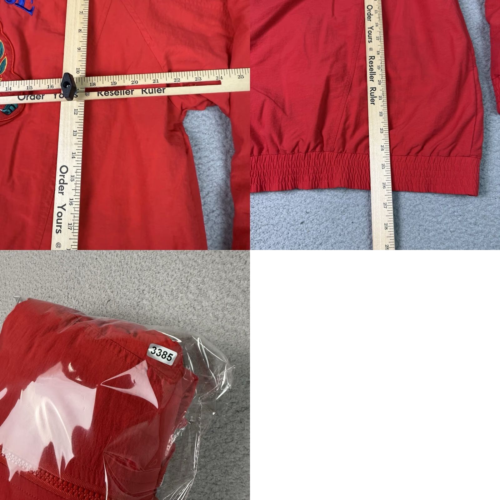 Ellesse Ellesse Jacket Adult M Red Windbreaker Logo Golf Zip Pockets Vintage Men Size US M / EU 48-50 / 2 - 9 Thumbnail