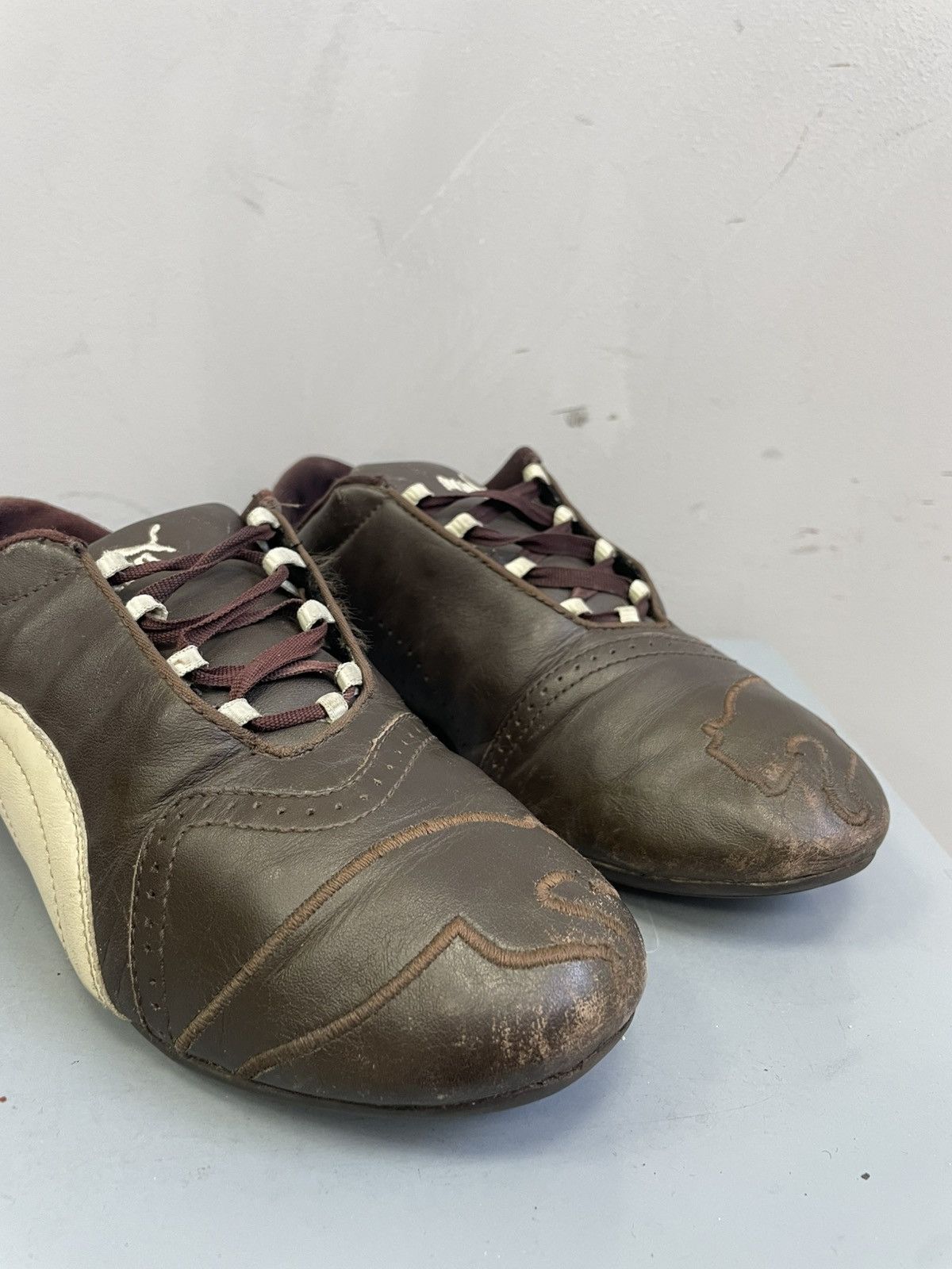 Puma Puma Mostro bubble speed cat brown leather boots sneakers Size US 6 / IT 36 - 8 Thumbnail