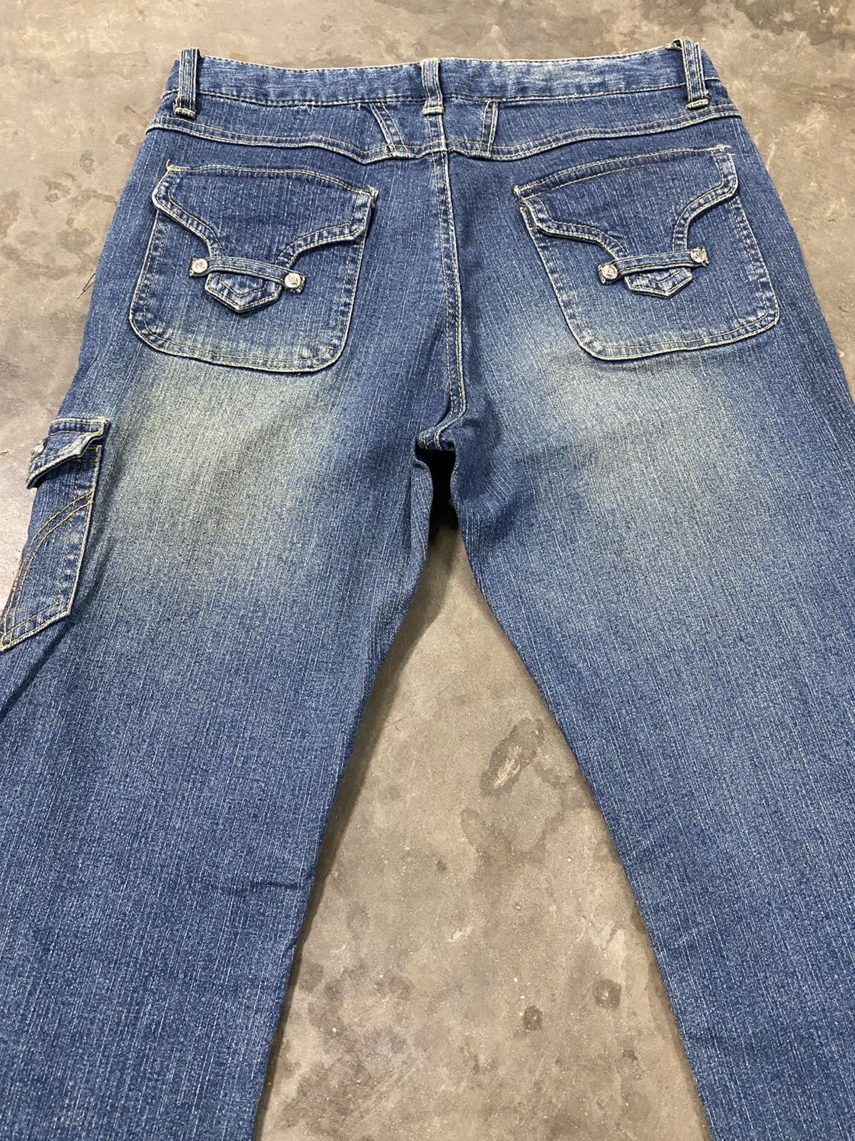 If Six Was Nine × Jean × Tornado Mart Flare Jeans Jouer Aux Pure Lady Swarovski Flared @205 Size 27" / US 4 / IT 40 - 12 Thumbnail