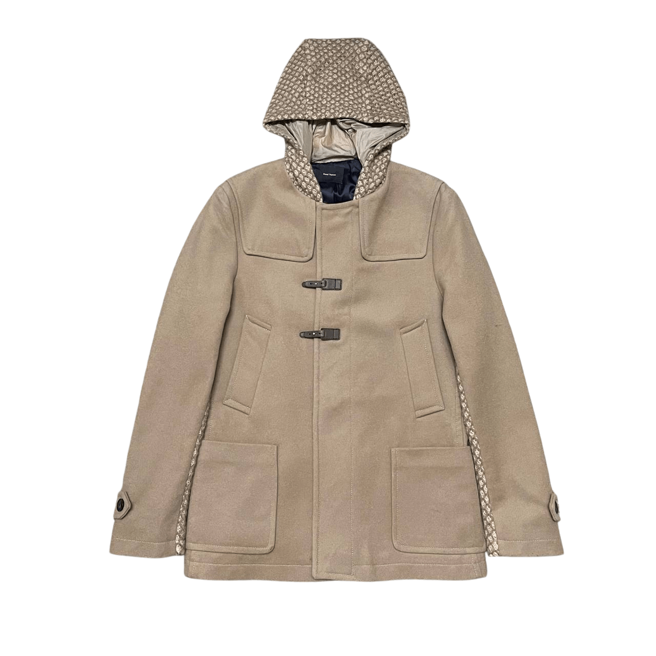 DAVID NAMAN David Naman Wool Hooded Coat Size US S / EU 44-46 / 1 - 1 Thumbnail