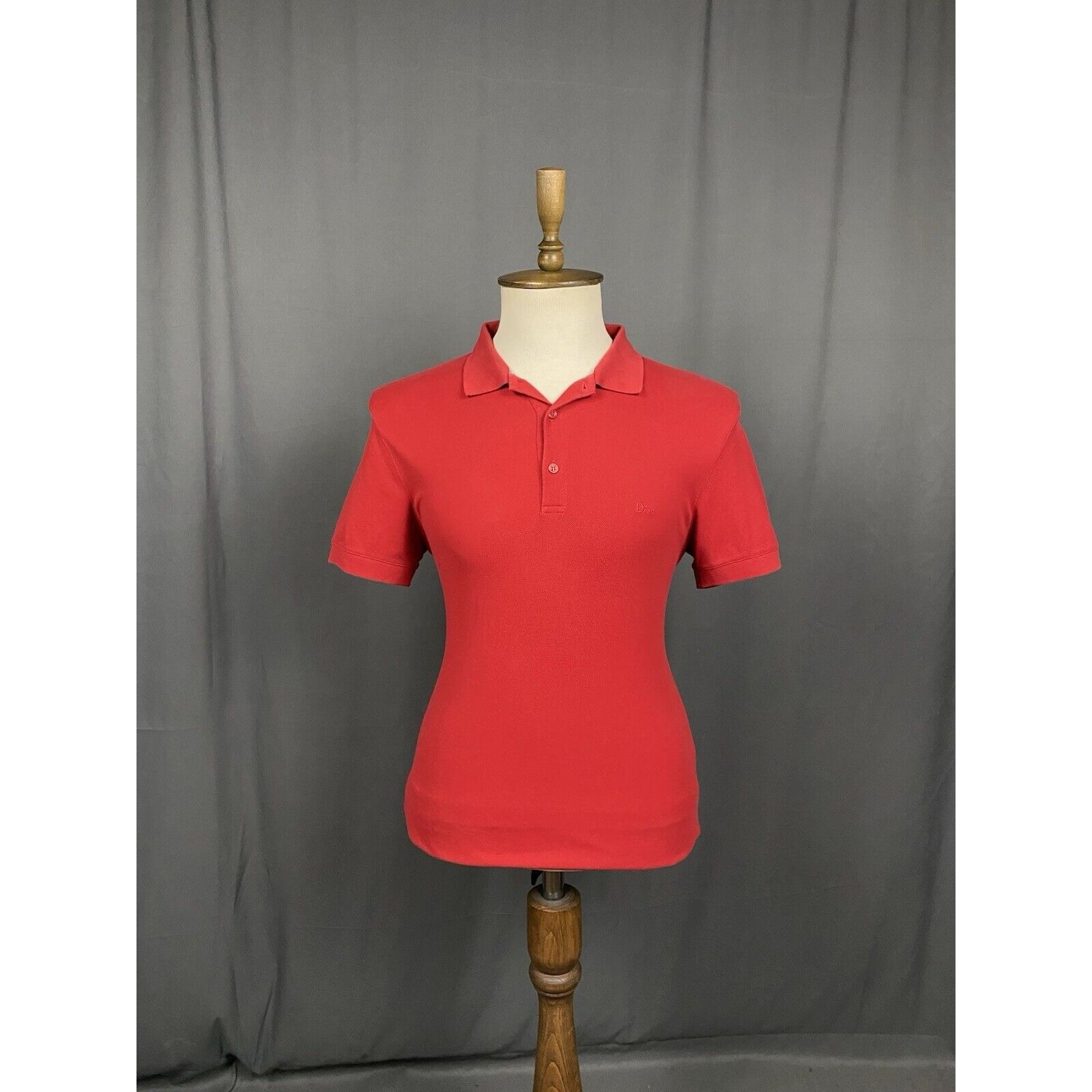 Dior MINT! Dior Homme Small Logo Men's Red Polo T-Shirt Size 50 Size US M / EU 48-50 / 2 - 3 Thumbnail