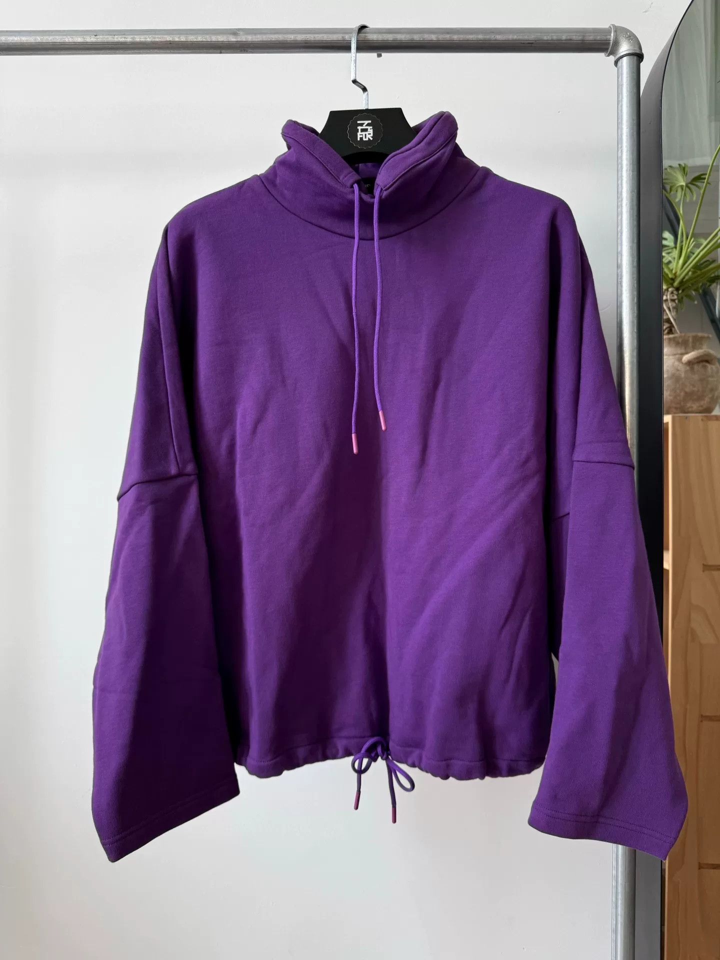 Martine Rose Martine Rose Purple Hooded Sweatshirt Size US M / EU 48-50 / 2 - 1 Thumbnail