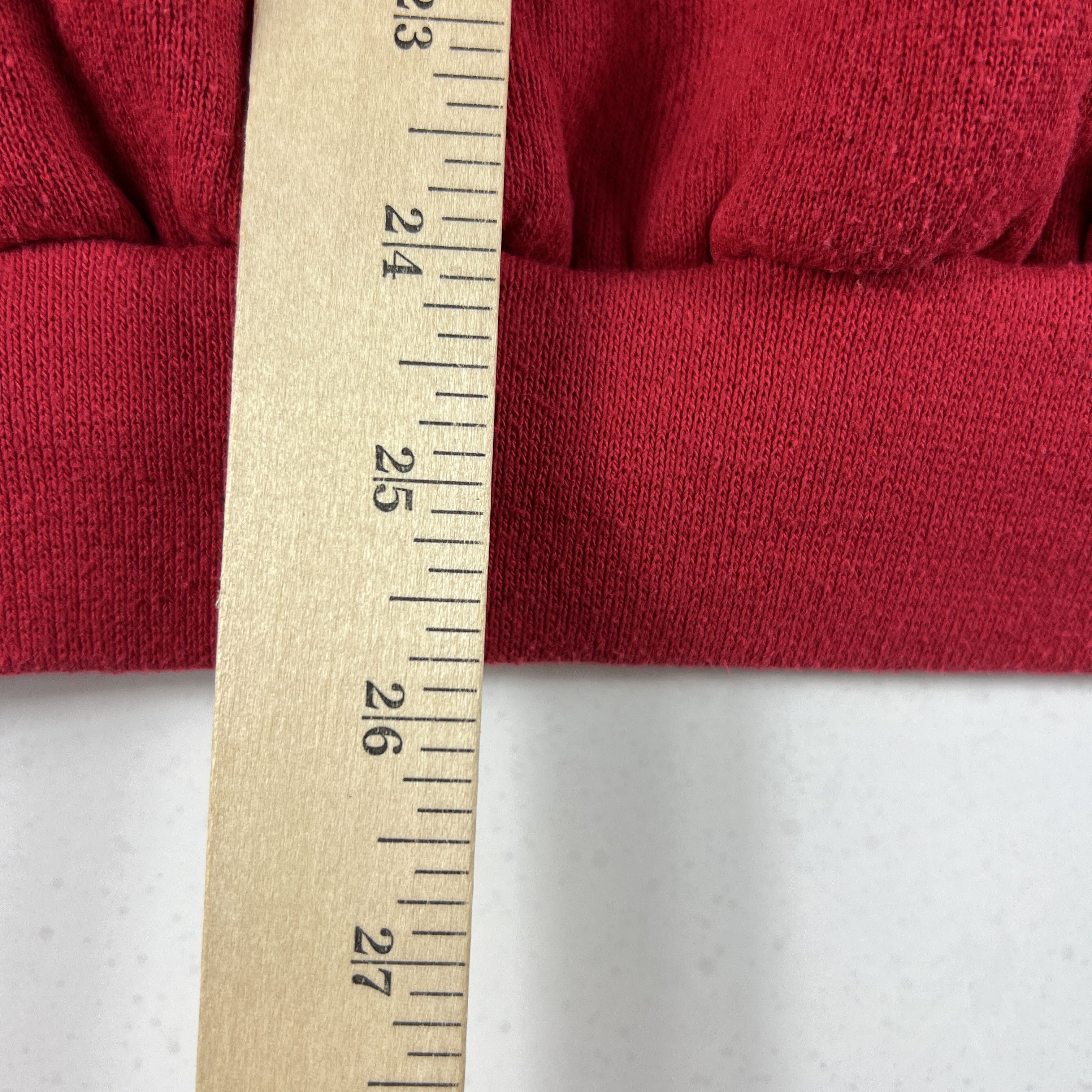 Logo Athletic × NCAA × Vintage VTG 90s Indiana Hoosiers Sweatshirt Red Faded Crewneck Size US XL / EU 56 / 4 - 13 Thumbnail
