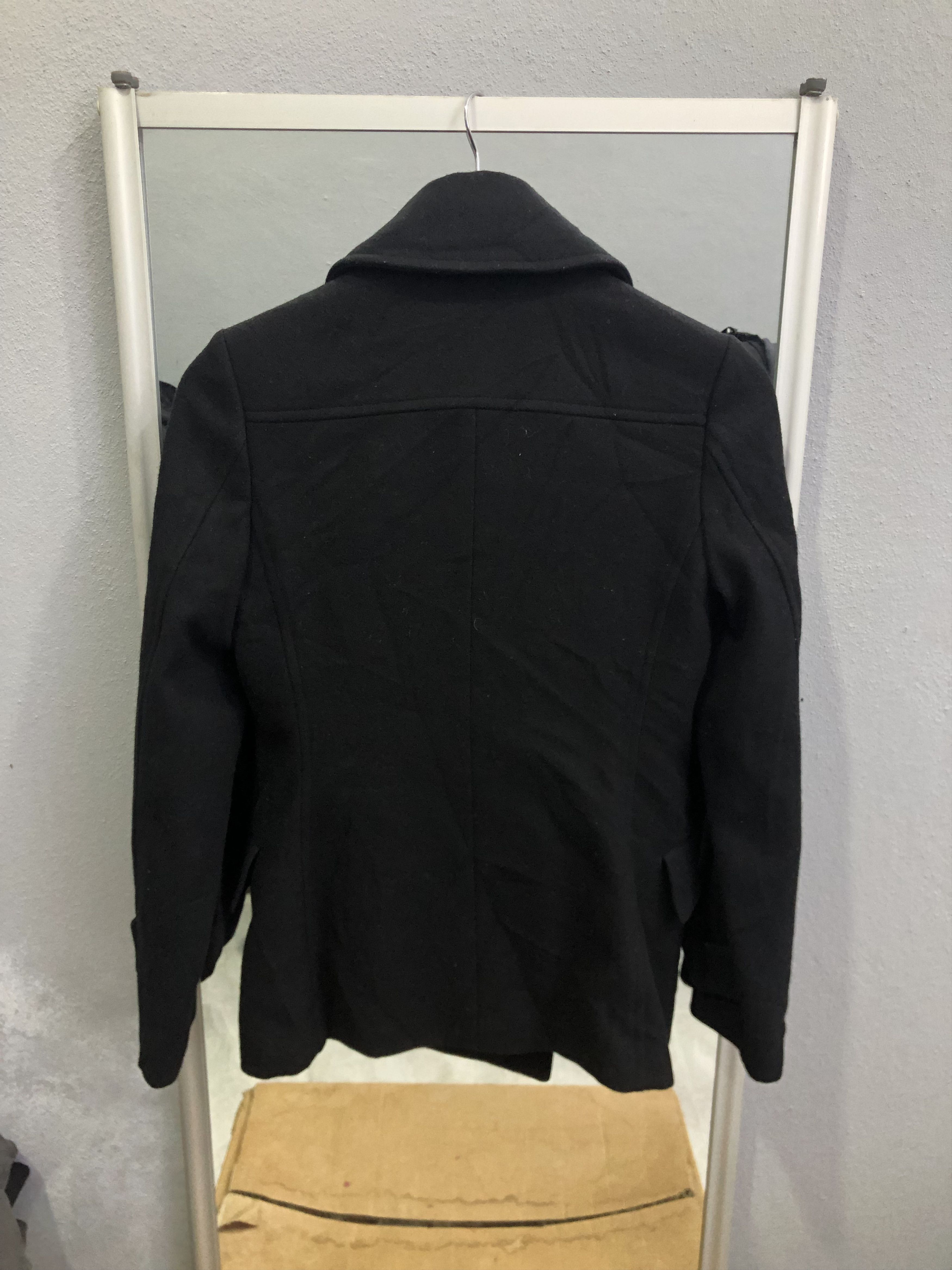 Michel Klein Michel Klein Paris Women’s Wool Peacoat Jacket Size XS / US 0-2 / IT 36-38 - 12 Thumbnail