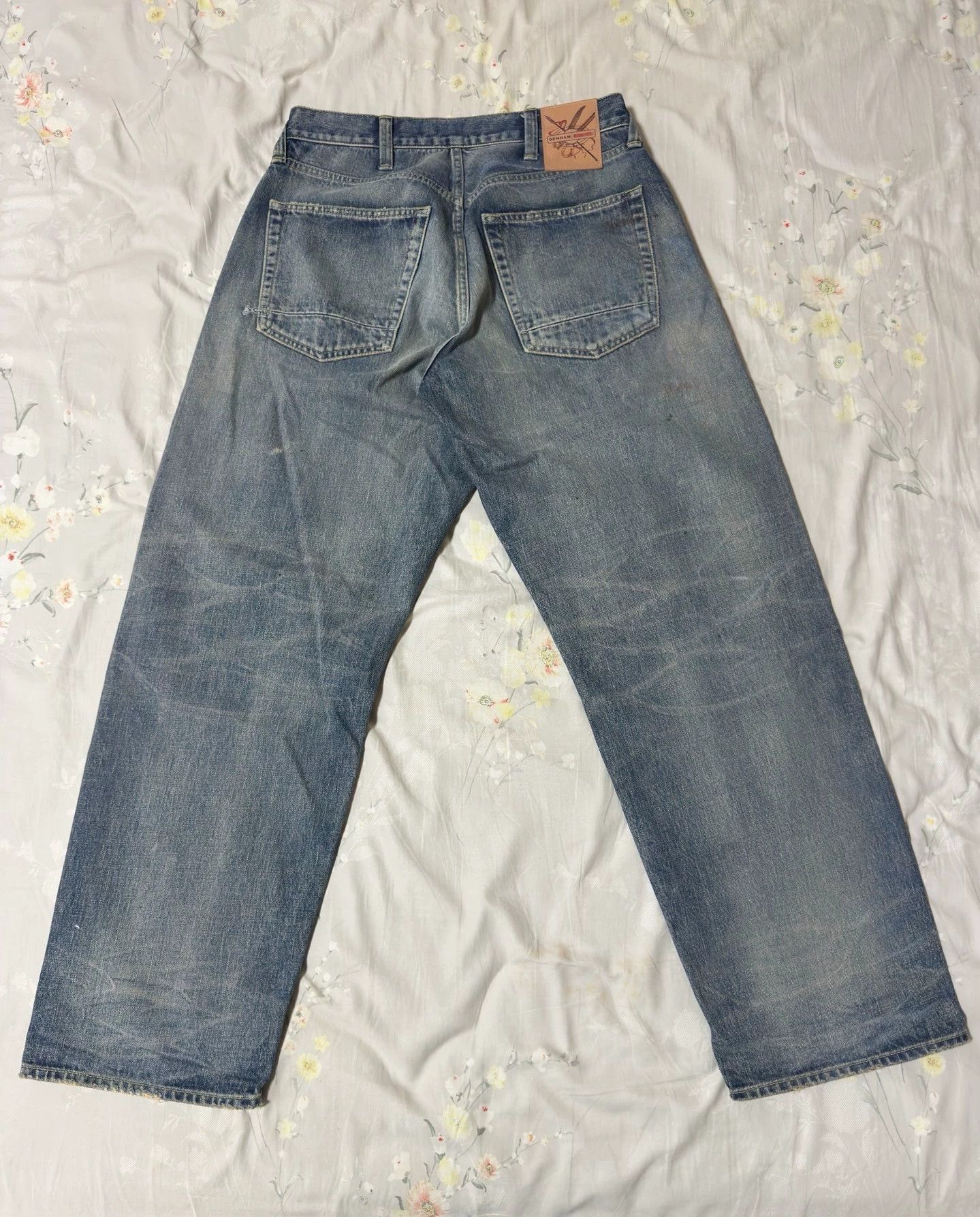DENHAM Denham 24ss Nikuou Japan Blue Relaxed Wash Jeans S Size US 30 / EU 46 - 2 Thumbnail
