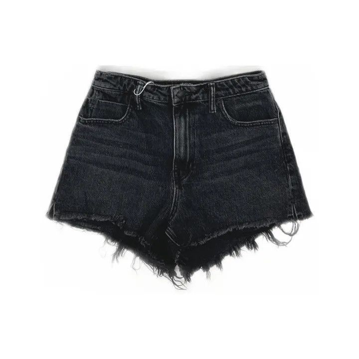 Alexander Wang Alexander Wang Distressed Denim Shorts for Women - Size 26" / US 2 / IT 38 - 2 Thumbnail