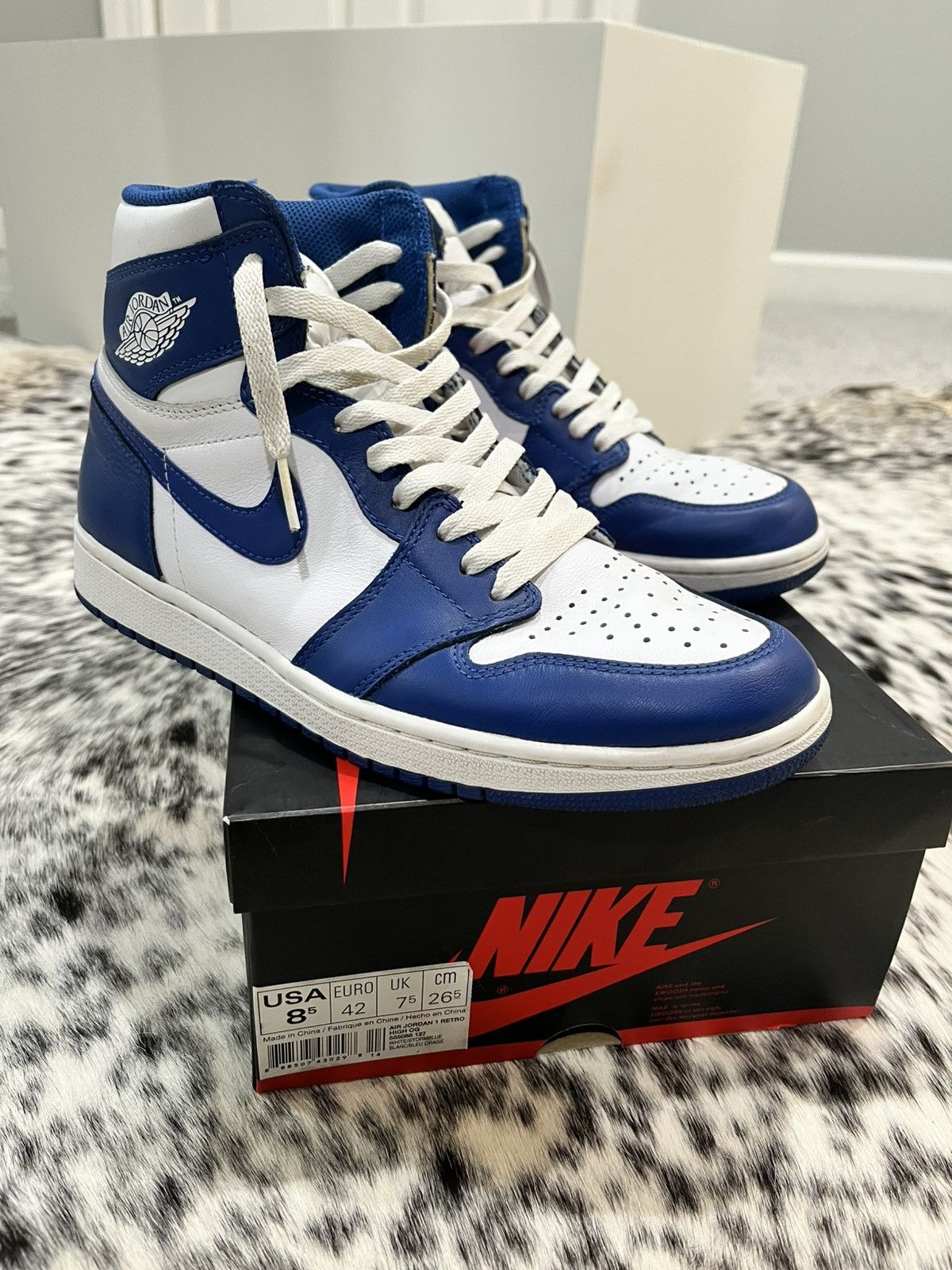 Jordan Brand 2016 OG Retro storm blue Jordan 1 Size US 8.5 / EU 41-42 - 1 Thumbnail