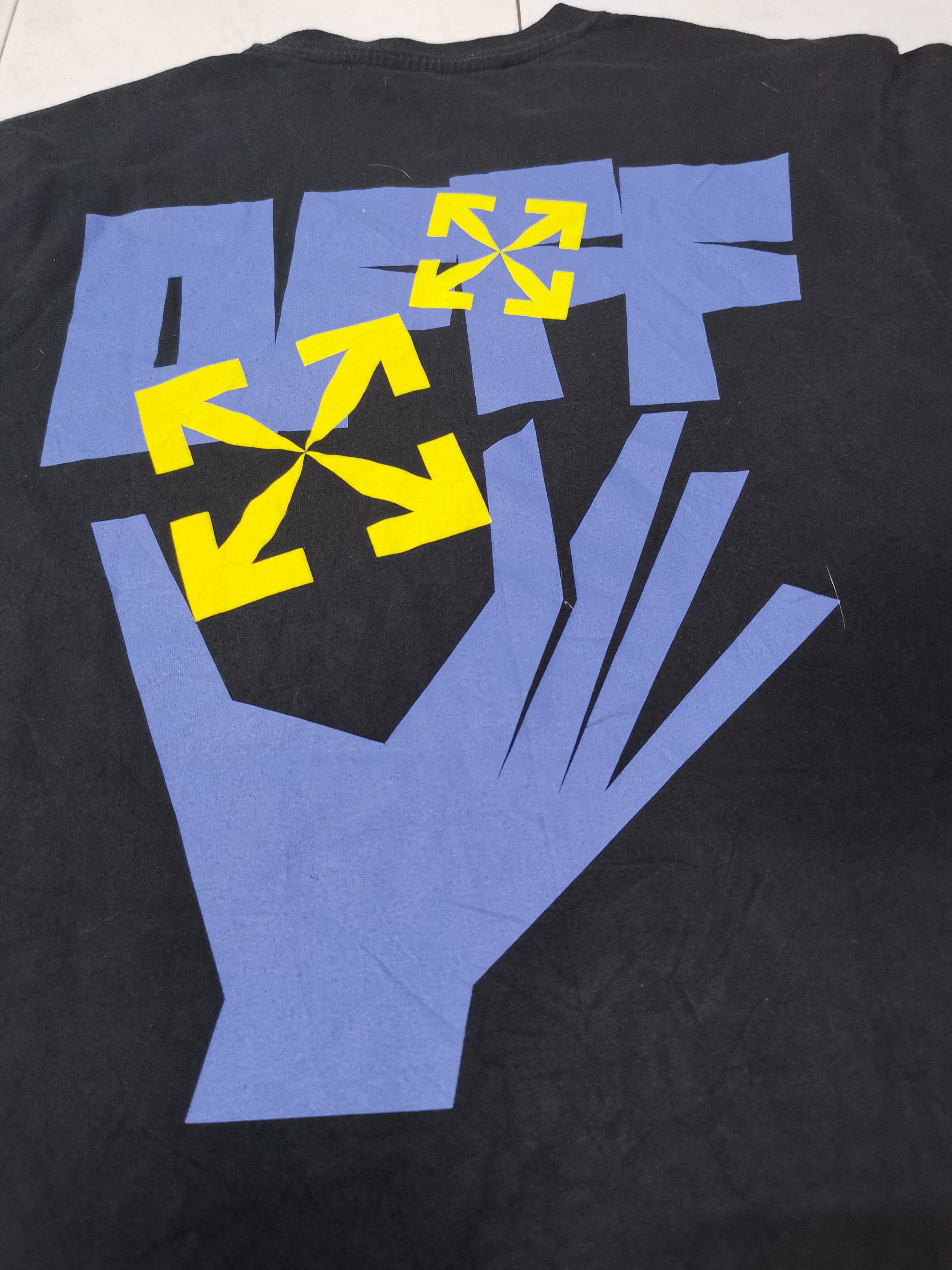 Off-White Off-White Arrow Graphic Black Purple Yellow Back Print Size US L / EU 52-54 / 3 - 3 Thumbnail