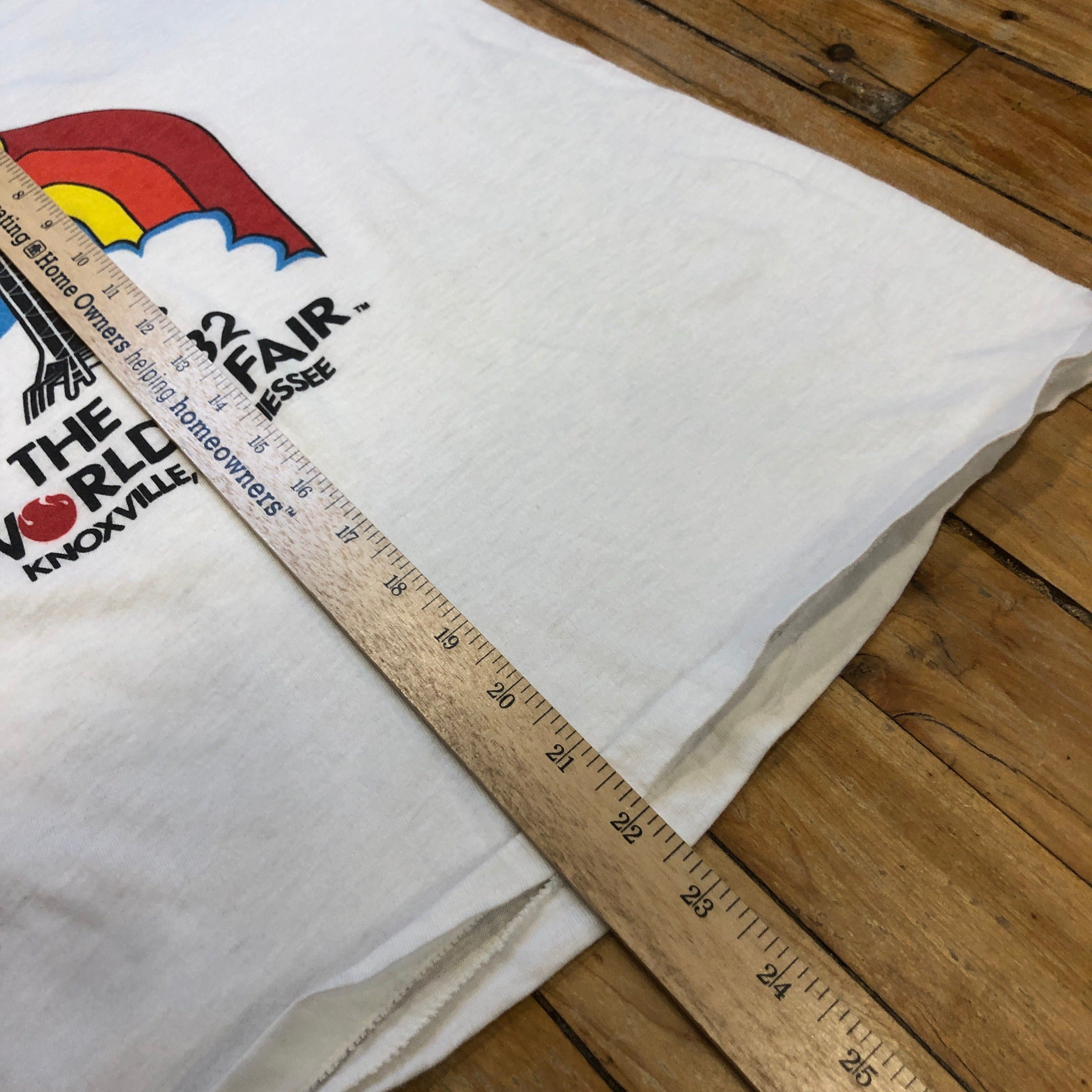 Other 1982 Knoxville, TN World's Fair Vintage Made In USA Single Stitch Ringer T-Shirt Size Small Size US M / EU 48-50 / 2 - 4 Thumbnail