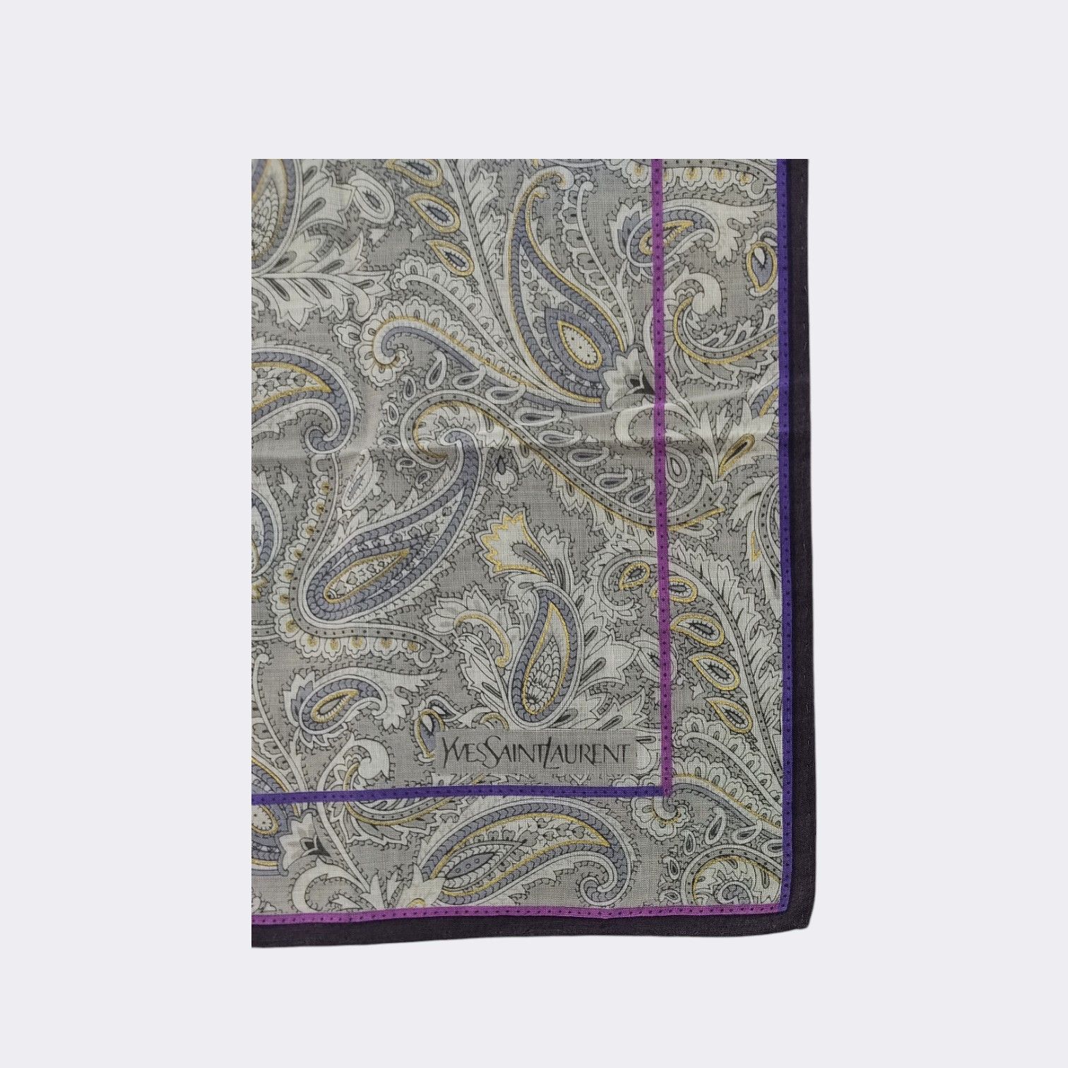 Yves Saint Laurent Vintage Yves Saint Laurent Handkerchief Neckerchief H121K Size ONE SIZE - 3 Thumbnail