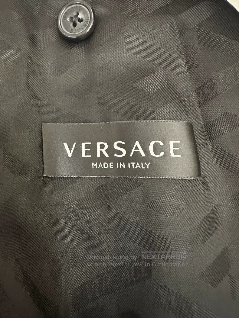Versace Versace Casual blazer wool houndstooth paneling Size US M / EU 48-50 / 2 - 5 Thumbnail