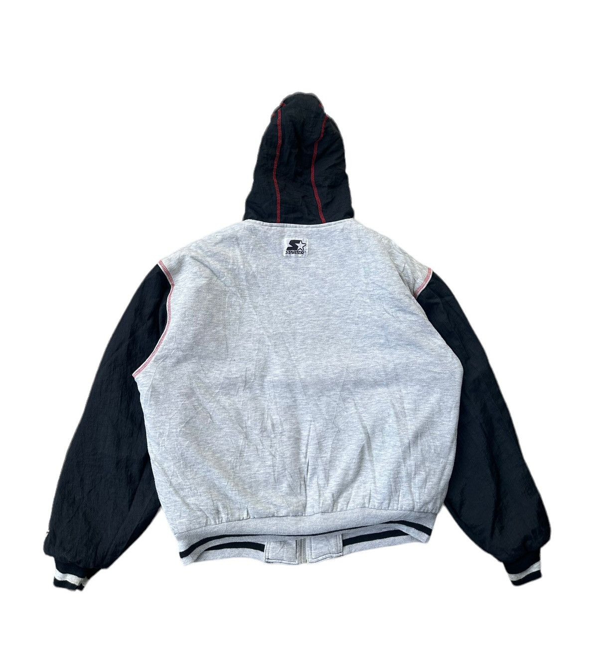 NBA × Starter Vintage NBA Chicago bulls starter reversible jacket hoodie Size US M / EU 48-50 / 2 - 10 Thumbnail
