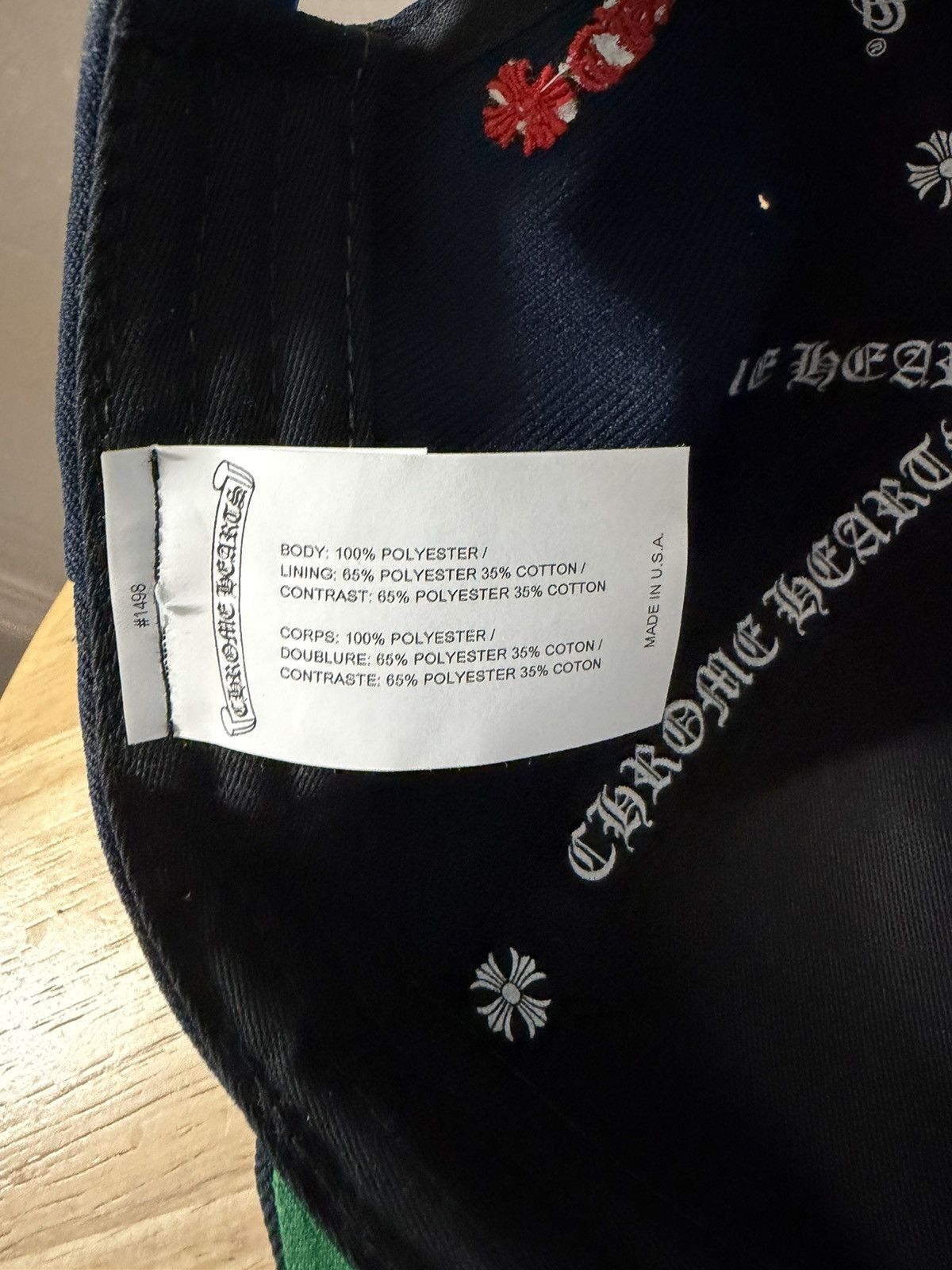 Chrome Hearts Chrome Hearts Baseball Cap Navy Size ONE SIZE - 9 Thumbnail