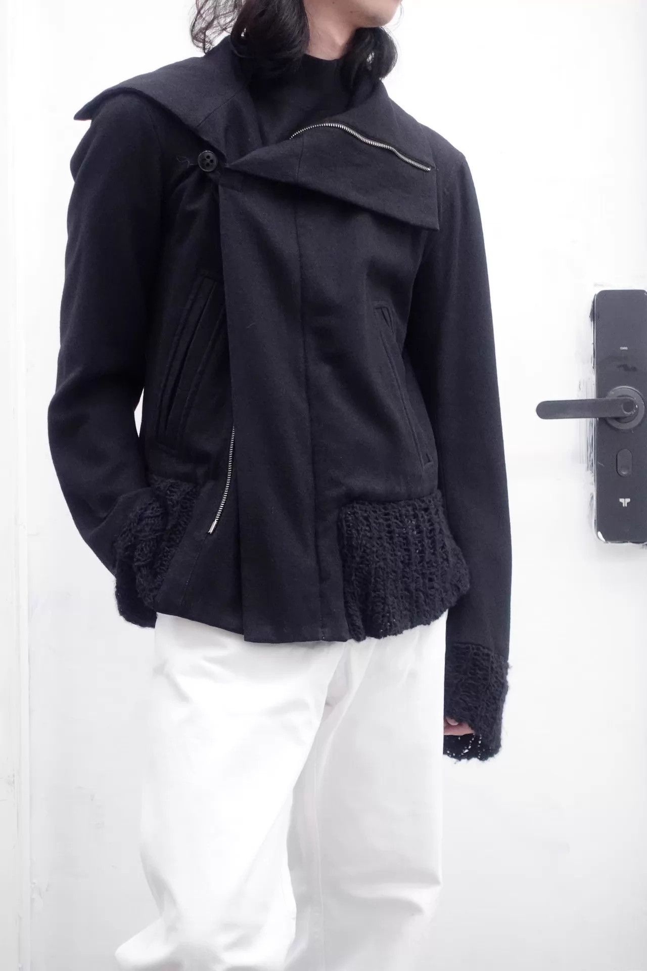 Ann Demeulemeester Ann Demeulemeester AW2005 Asymmetric Ninja Jacket XXS Size US XXS / EU 40 - 2 Thumbnail