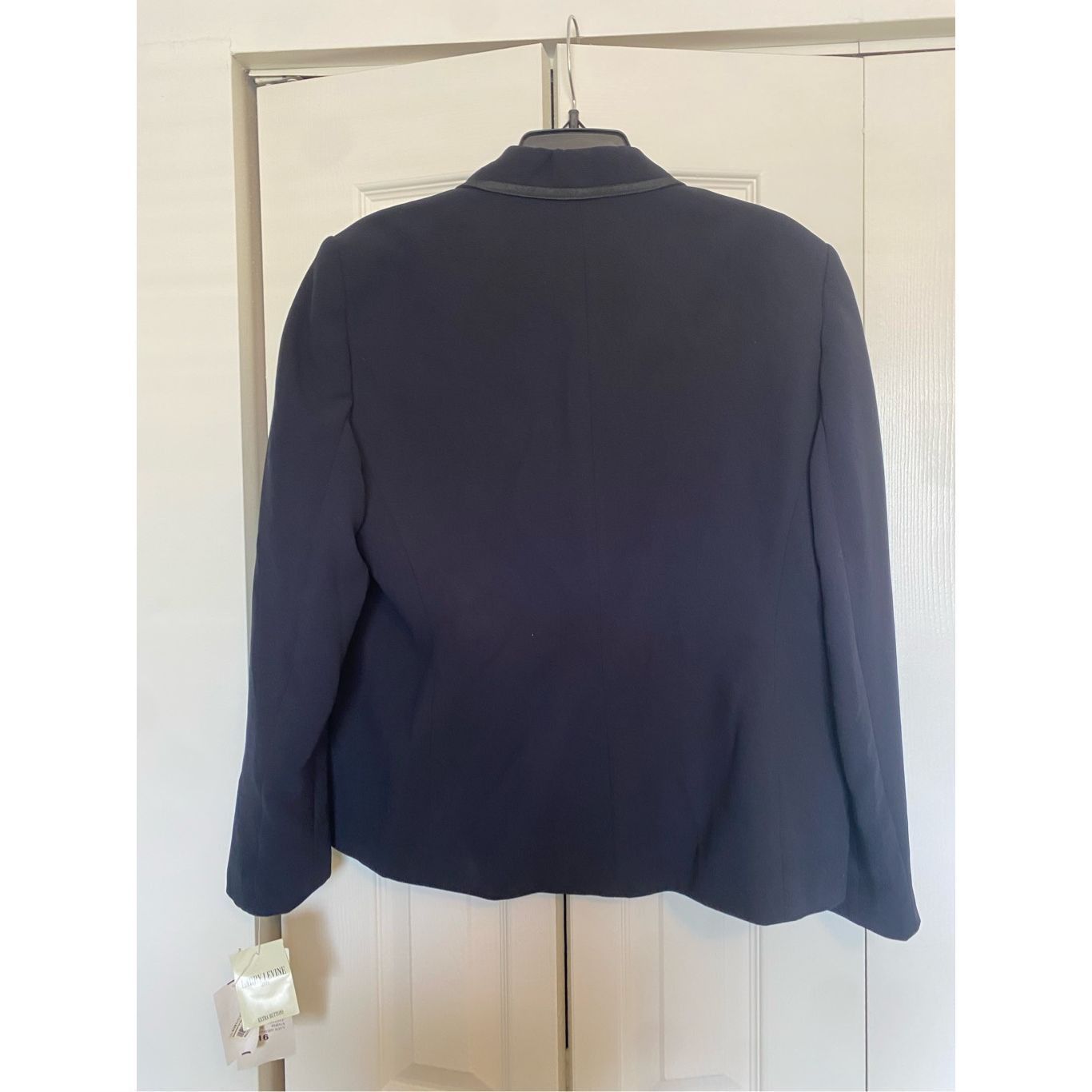 Larry Smith Larry Levine Suits NWT Trimmed Blazer in Midnight Navy, Sz 1 Size XXL / US 16-18 / IT 52-54 - 5 Thumbnail