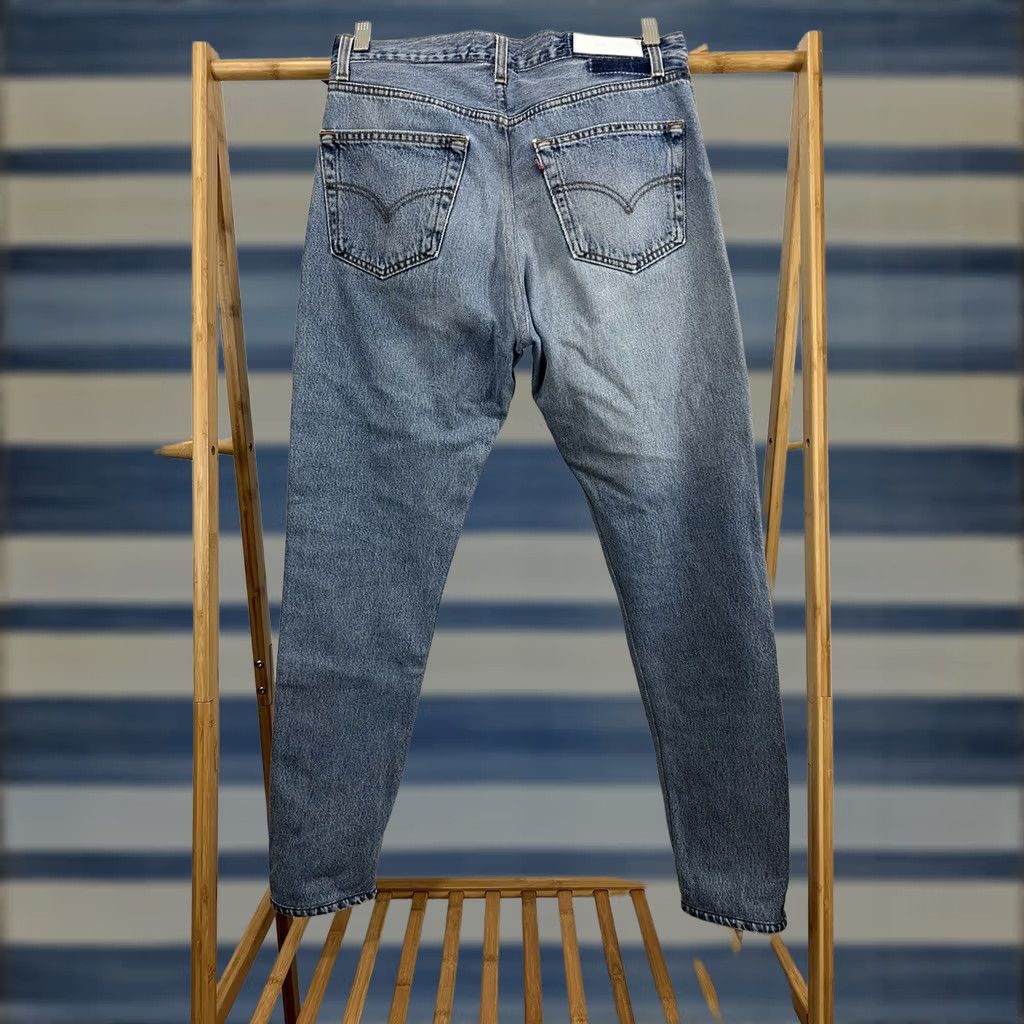 Levi's Levi's Redone Jeans 29 x 29.5 Blue Straight Button Fly USA Made Jeans Women 29 Blue Straight Size 29" - 1 Thumbnail