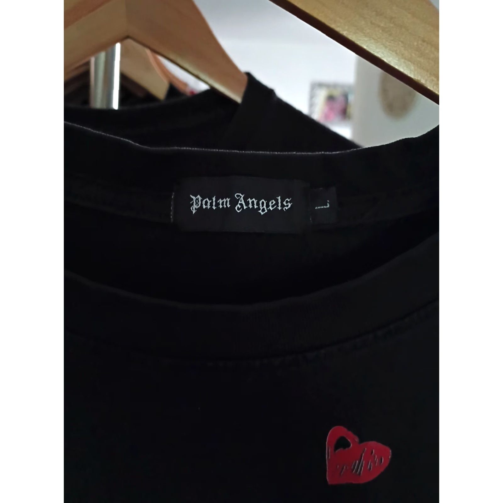 Palm Angels Palm Angels T-Shirt Ladies Love Teddy Bear Angels Crew Neck Black L Large Women XS? Size L / US 10 / IT 46 - 3 Thumbnail