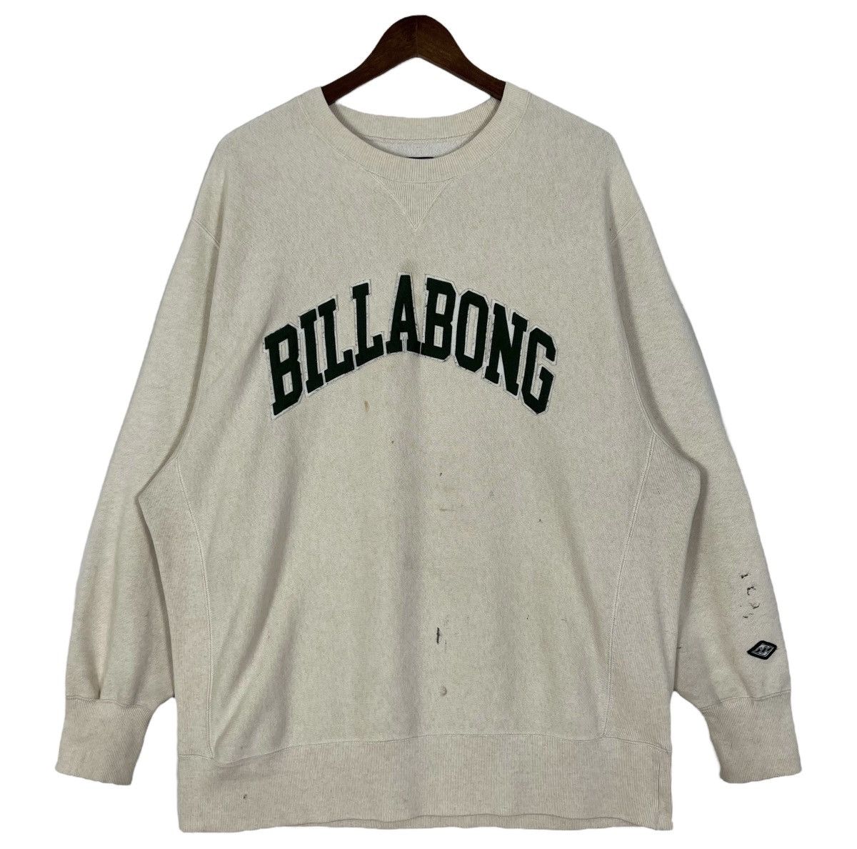 Billabong Vintage Distressed Billabong Sweatshirt Size US L / EU 52-54 / 3 - 1 Thumbnail