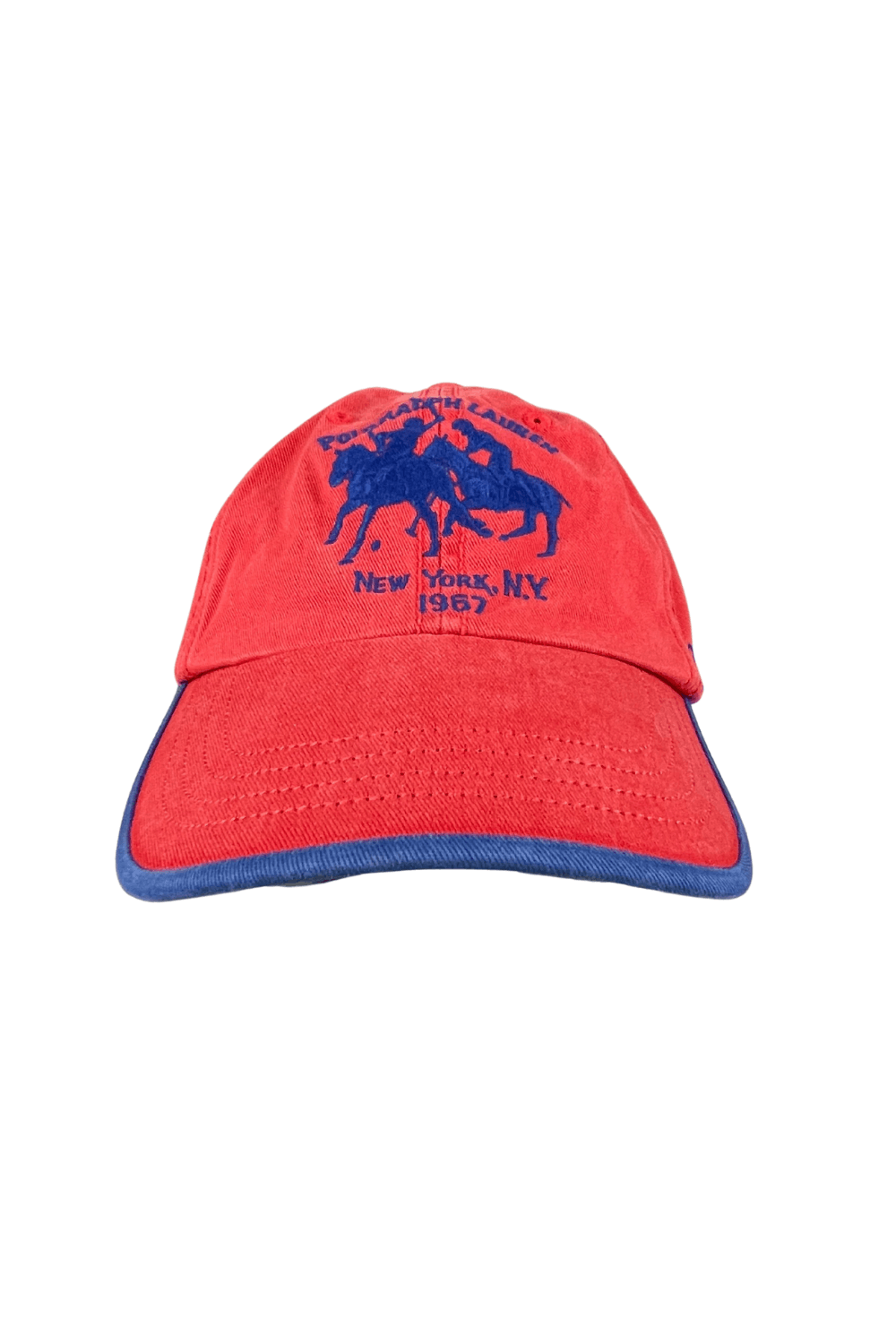 Polo Ralph Lauren POLO RALPH LAUREN 3-CAP — 2000s ARCHIVE — RED/ROYAL TWO-TONE Size ONE SIZE - 10 Thumbnail