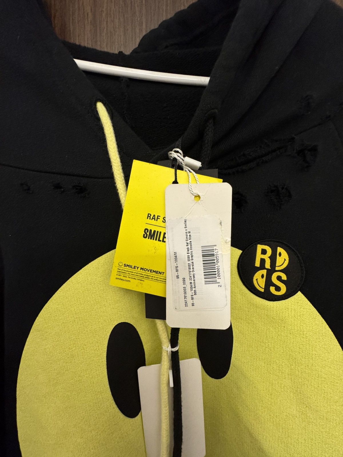 Raf Simons Raf Simons Smiley 50 Anniversary Oversize no Graphic Hoodie Size US M / EU 48-50 / 2 - 4 Thumbnail