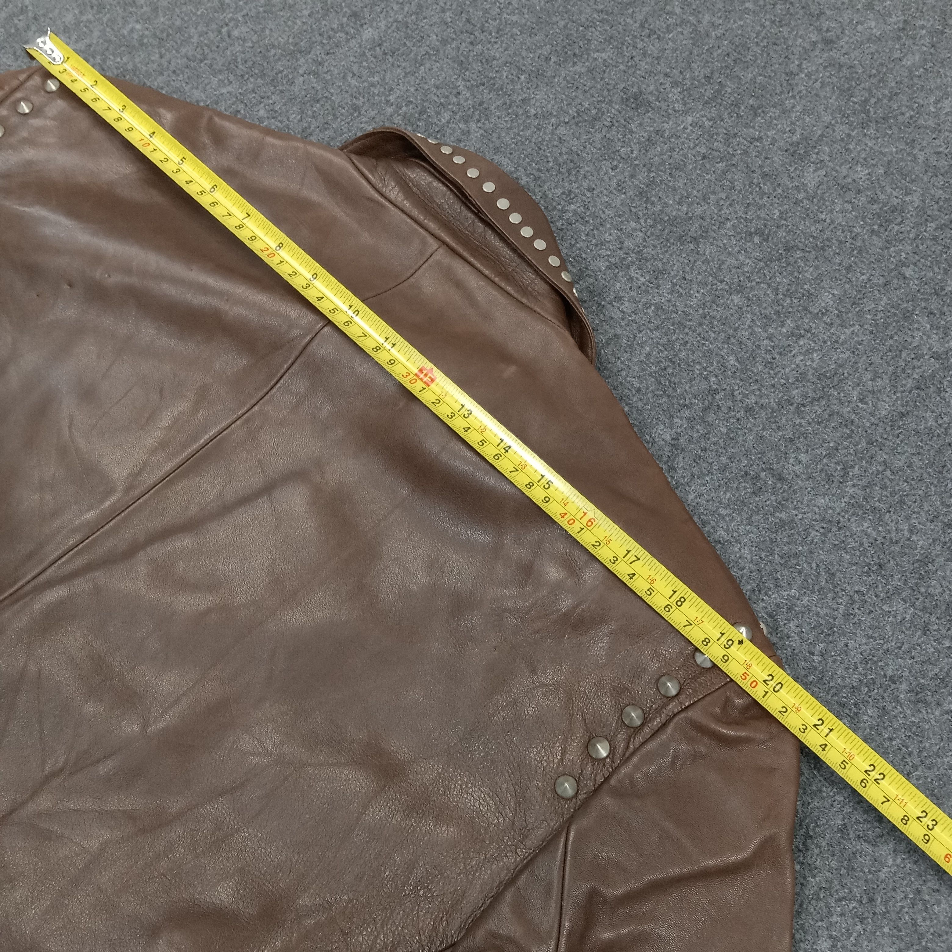 If Six Was Nine × Versace × Vintage Gianni Versace Italian Brand Leather Jacket Size US M / EU 48-50 / 2 - 8 Thumbnail