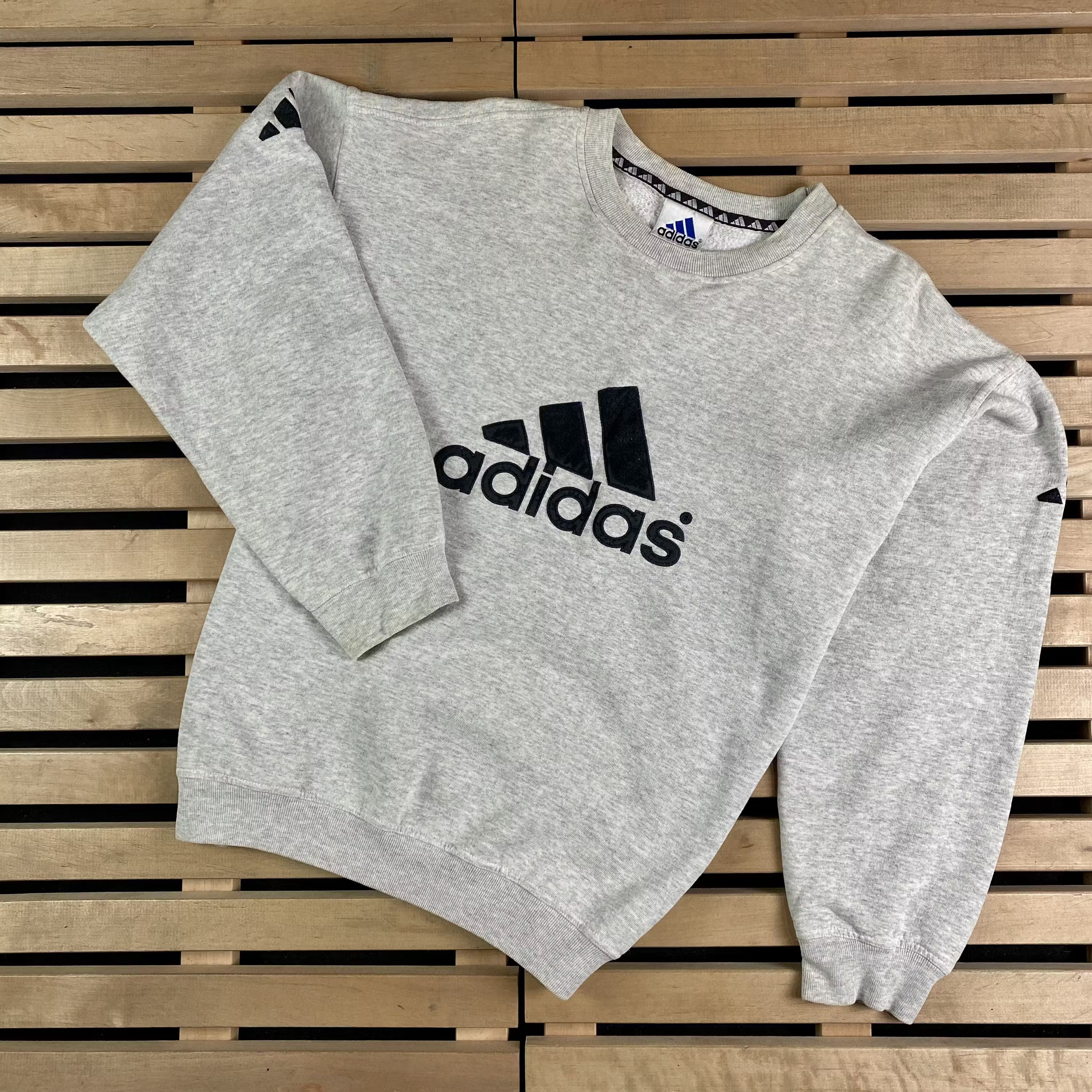Adidas × Vintage Mens Sweatshirt Adidas Vintage Big Logo Size S Size US S / EU 44-46 / 1 - 1 Thumbnail