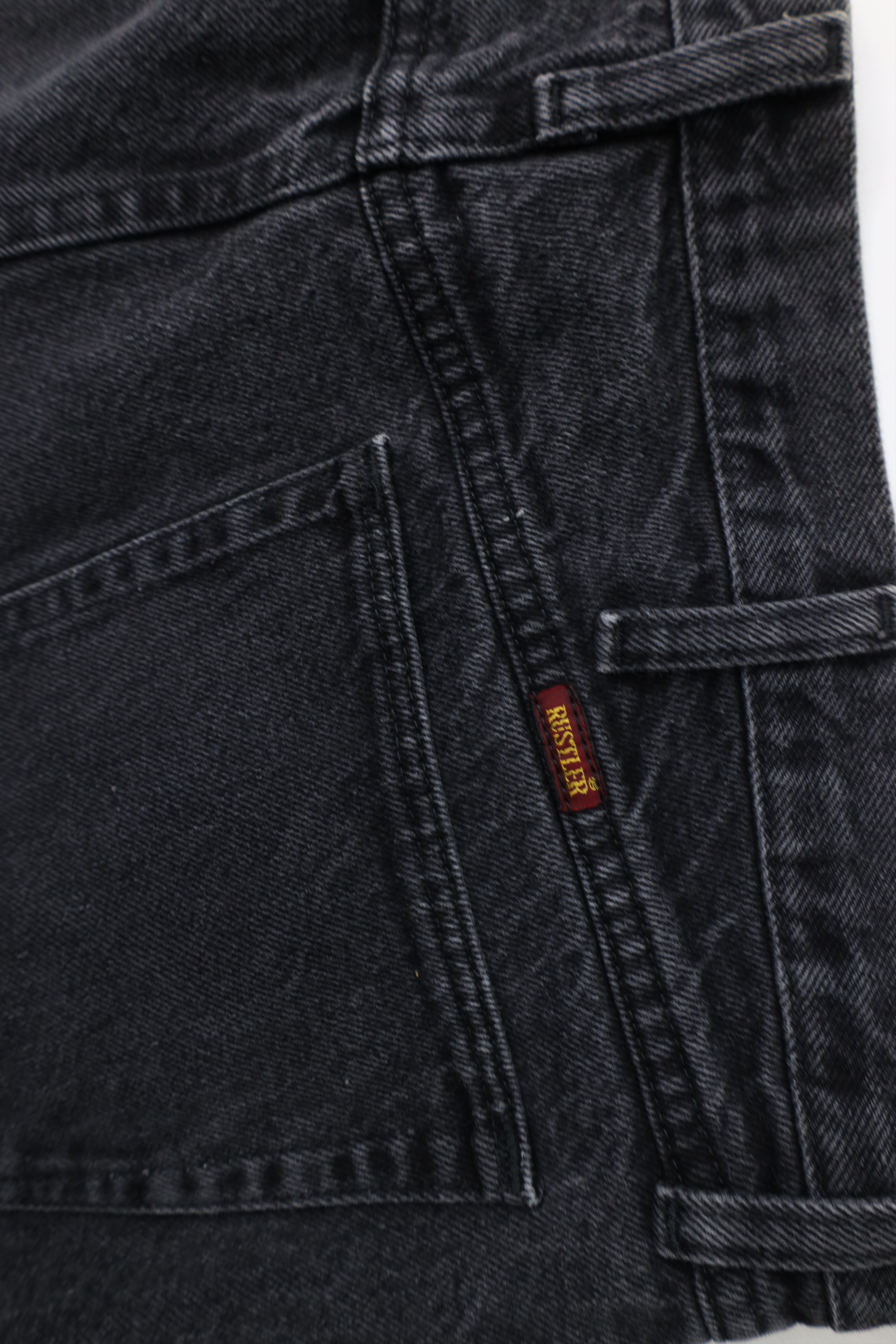 Vintage Vintage 90s Y2K Streetwear Straight Leg Denim Jeans Black Size US 40 / EU 56 - 12 Thumbnail