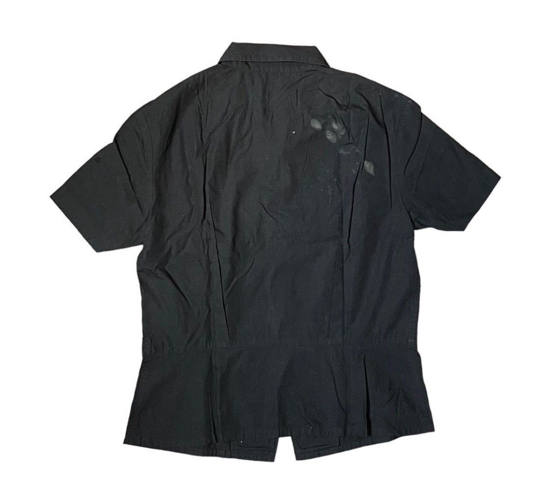 Comme des Garcons Vintage tricot cdg black pleated camp shirt Size US S / EU 44-46 / 1 - 7 Thumbnail