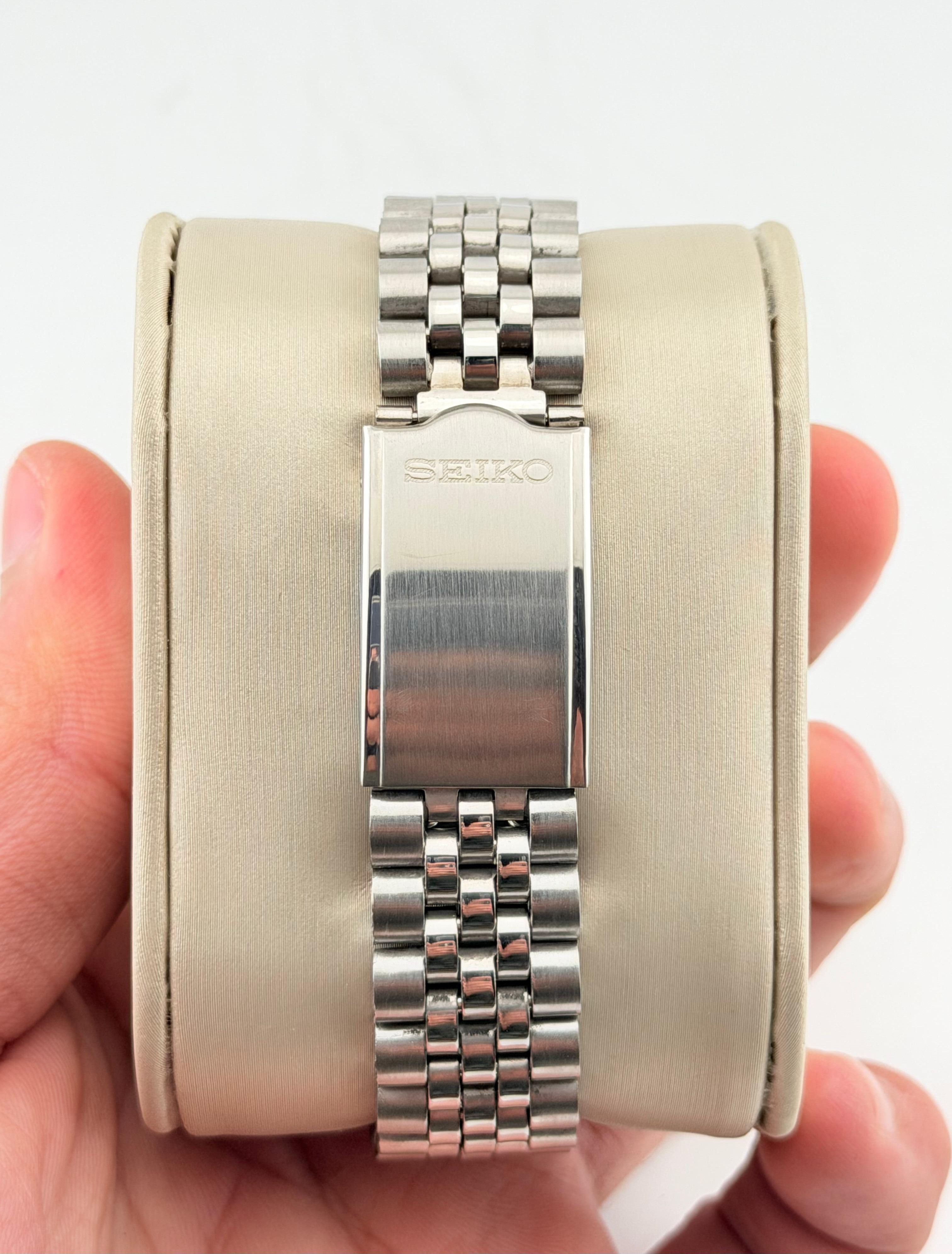 Seiko Vintage Men's Wrist Automatic Watch|Blue Dial Size 36 - 8 Thumbnail