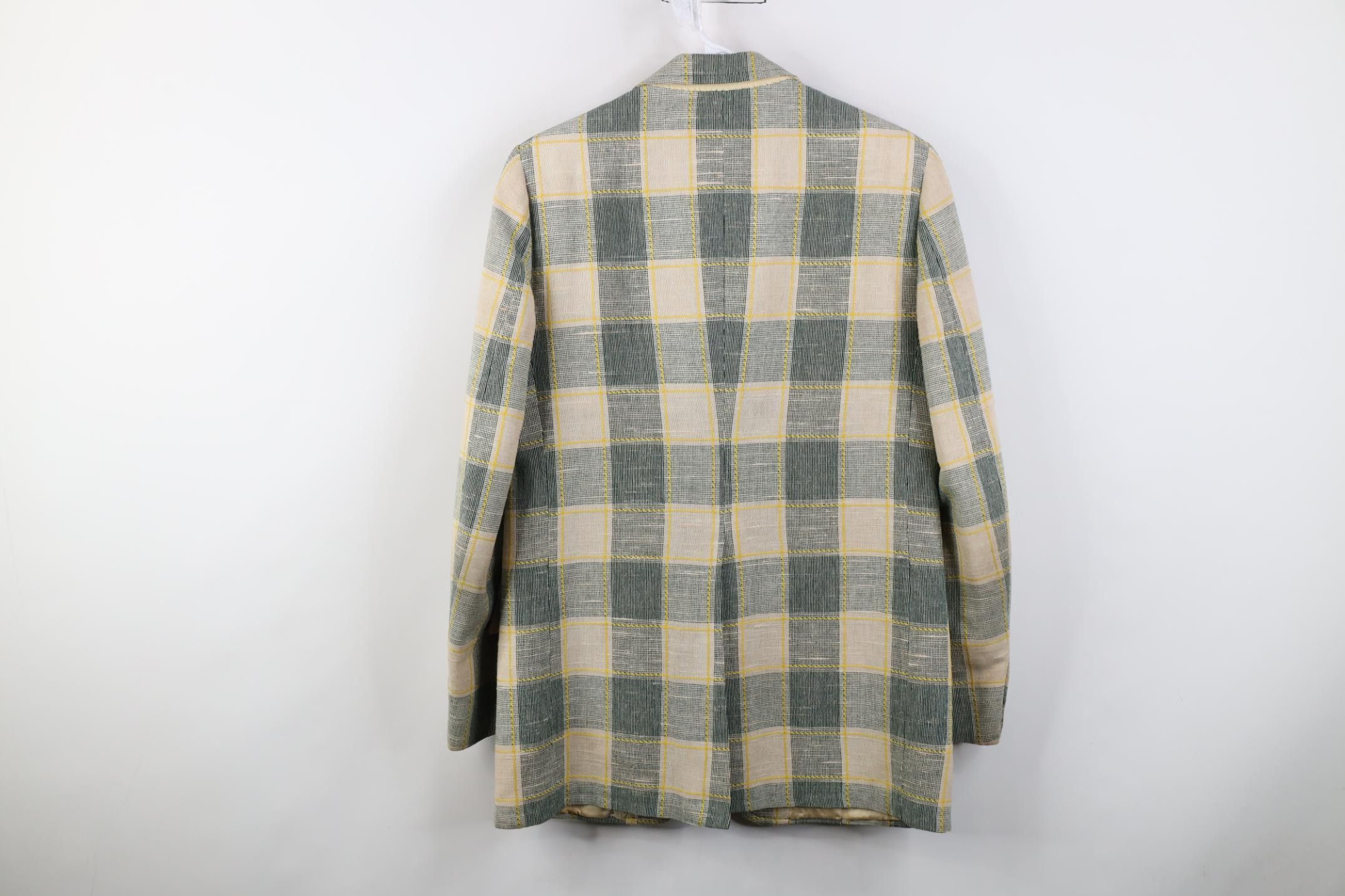 Vintage Vintage 70s Rockabilly Wool Suit Blazer Jacket Plaid USA Size US L / EU 52-54 / 3 - 21 Thumbnail