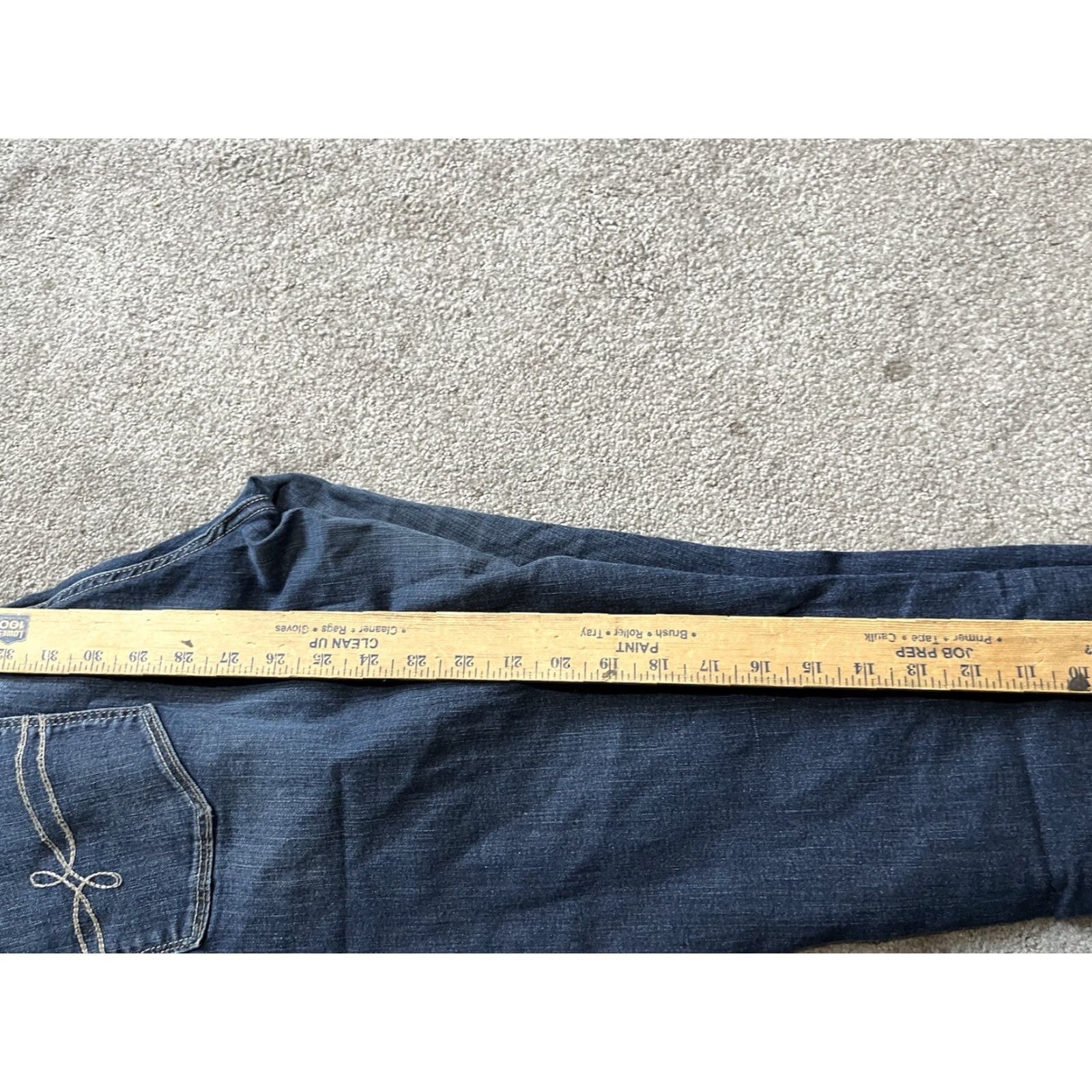 Levi's VINTAGE Denizen Levi's Jeans Womens Size 14W Blue Denim Curvy Skinny Pants Modern Casual Womens Size 36" / US 14 / IT 50 - 7 Thumbnail