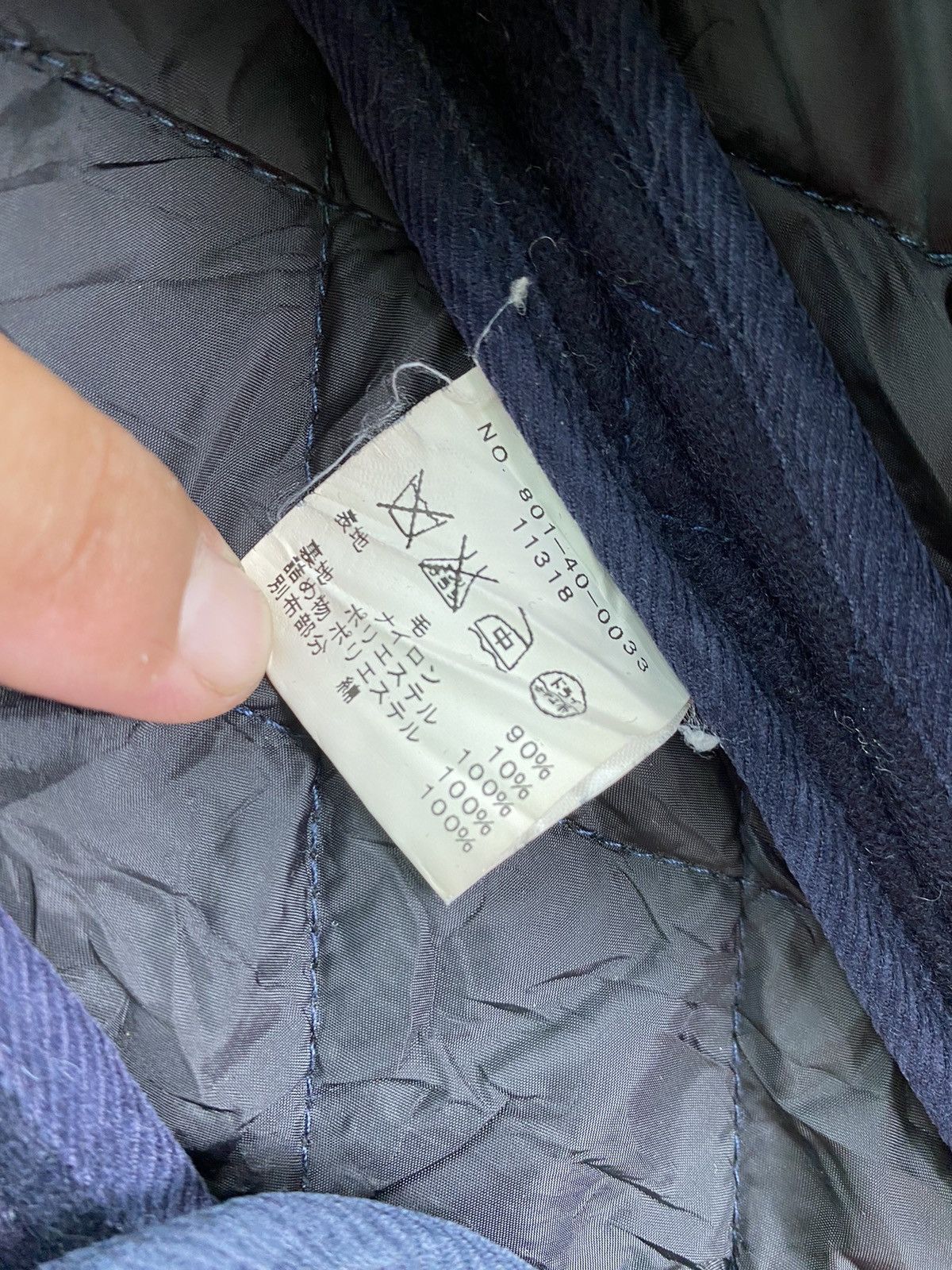 Vintage Vtg 90s Ships japan quilted snap button jacket Size US L / EU 52-54 / 3 - 6 Thumbnail