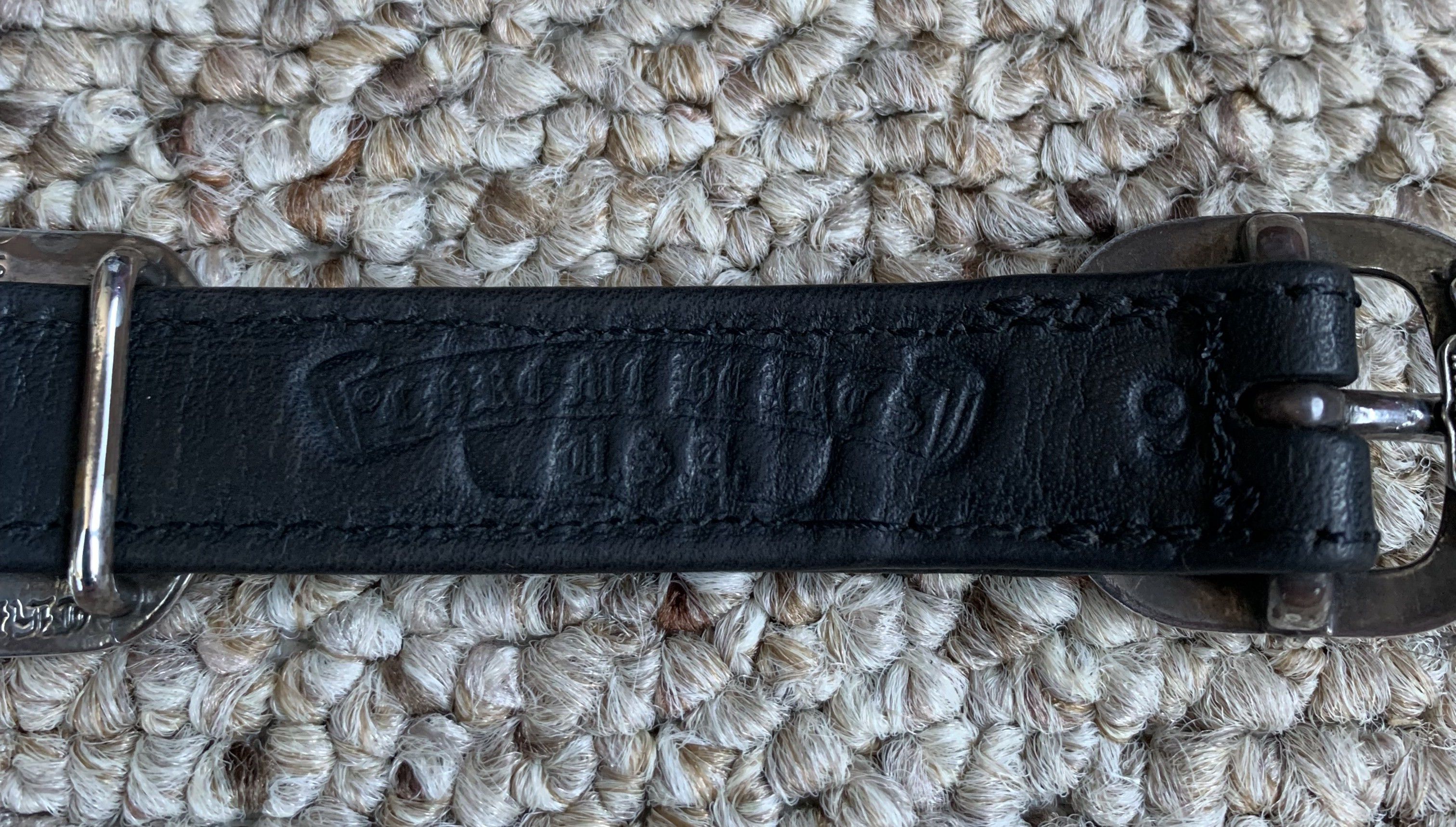 Chrome Hearts Chrome Hearts Silver Cross Gunslinger Leather Bracelet Size ONE SIZE - 13 Thumbnail