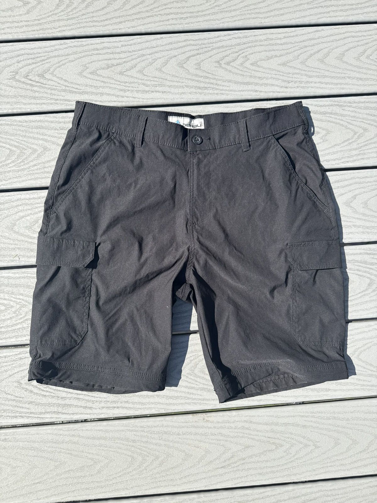 Other 🖤 Baggy Black Cargo Shorts – Techwear / Utility Fit Size US 34 / EU 50 - 1 Thumbnail