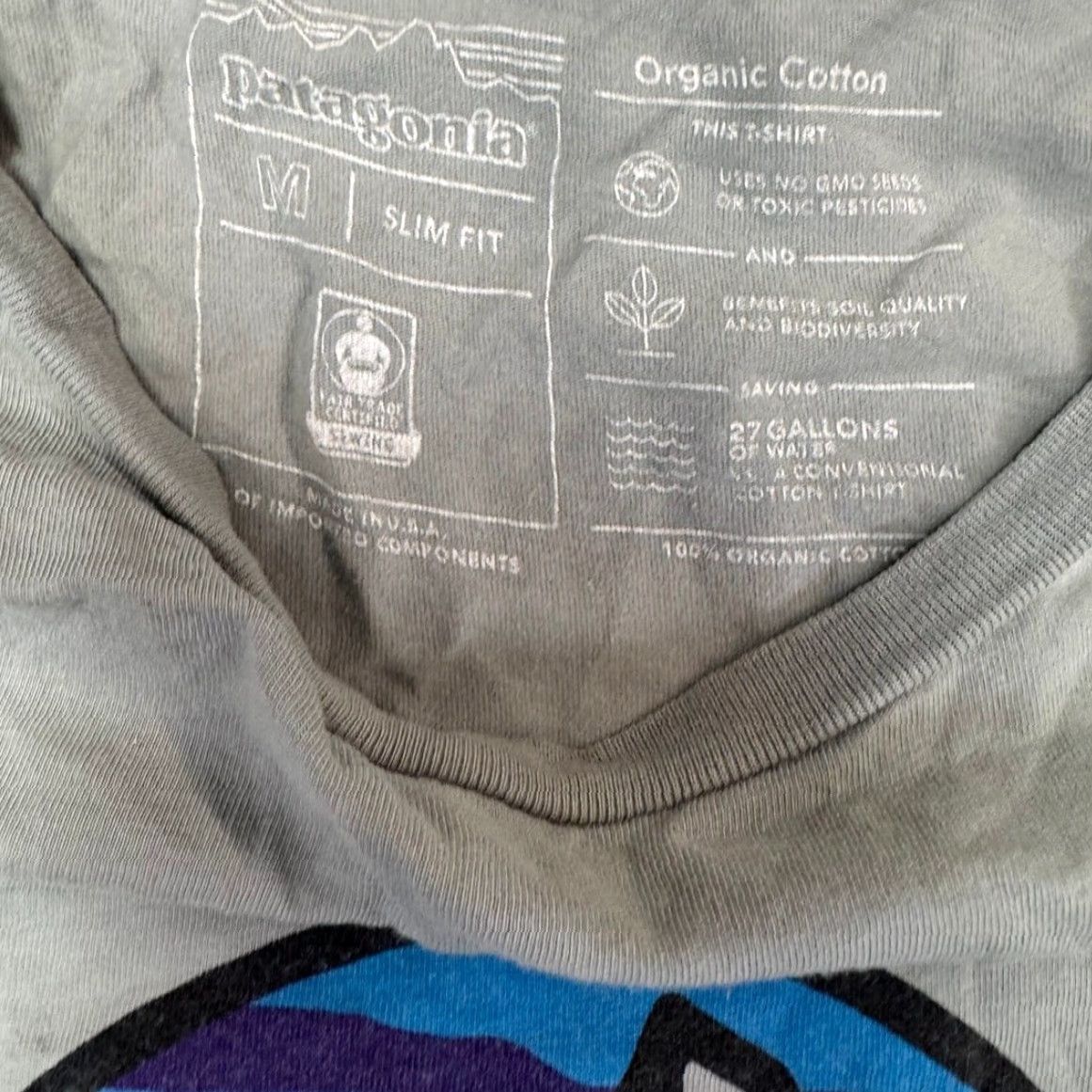Patagonia Patagonia Men's Fitz Roy Scope Organic T-Shirt Gray M Shirt Men 20" armpit to armpit 17" shoulder to shoulder 26" shoulder to hem Size US M / EU 48-50 / 2 - 4 Thumbnail
