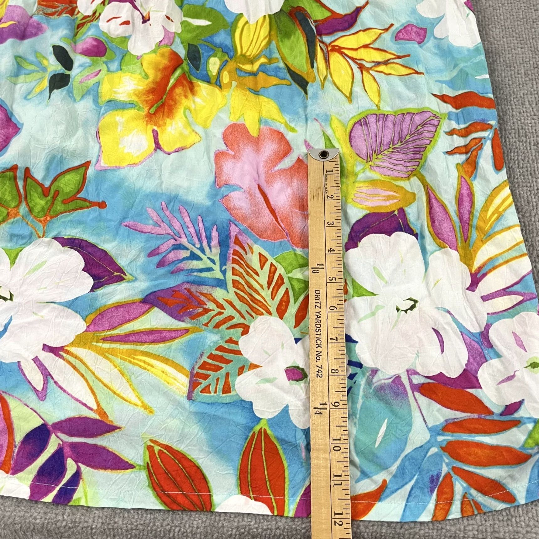 Jams World VINTAGE Jams World Womens Midi Dress Sleeveless Floral Pockets Hawaii Casual Summer 1970s Size M / US 6-8 / IT 42-44 - 4 Thumbnail