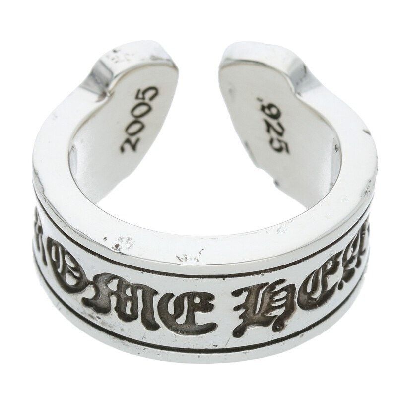 Chrome Hearts Chrome Hearts Large Scroll Label Silver Ring Size ONE SIZE - 1 Thumbnail