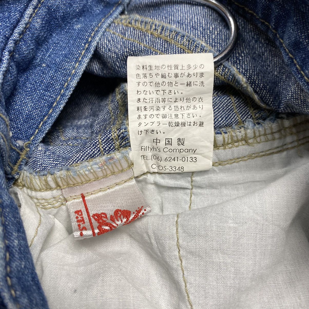 Hysteric Glamour × Japanese Brand F.t.s Company Hagi patchwork flared denim pants Size US 27 - 9 Thumbnail