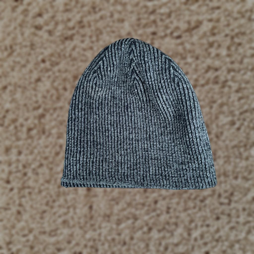 Vintage Adult Beanie Toque One Size Blue Knit Acrylic Blend Winter Snow Ski Outdoors Size ONE SIZE - 1 Thumbnail