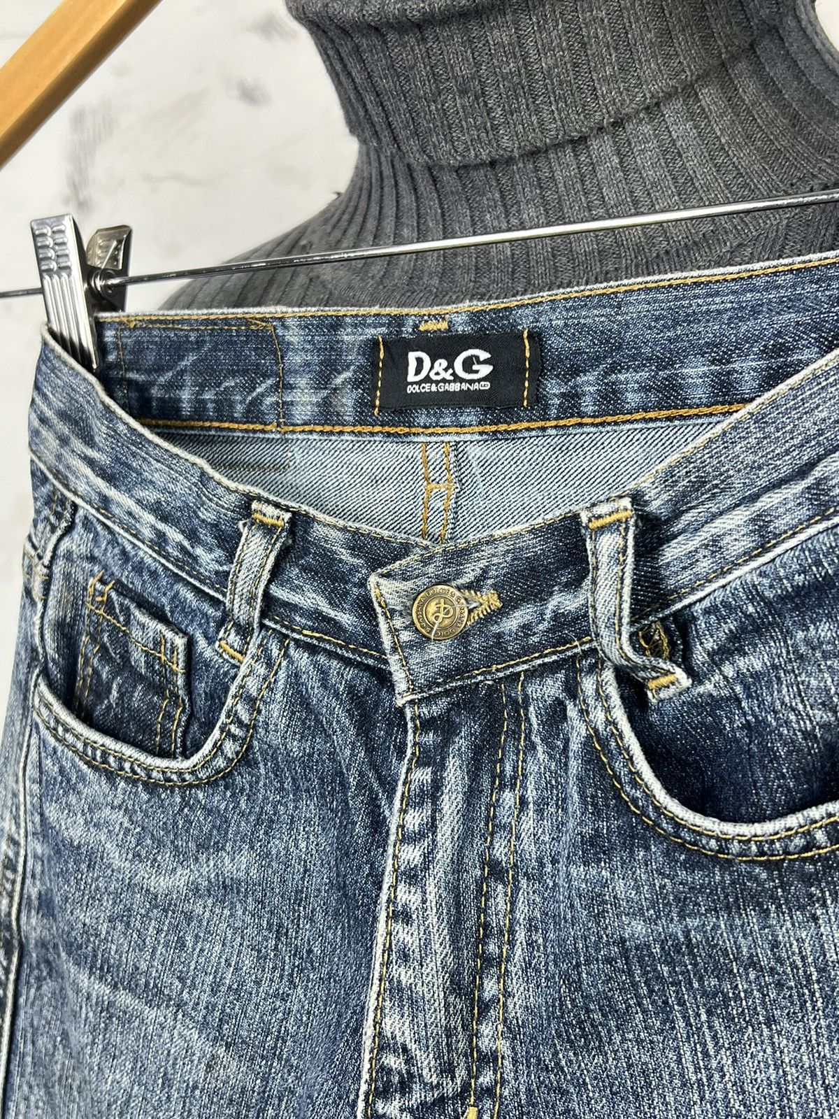 Dolce & Gabbana Vintage Dolce & Gabbana Kids Distressed Jeans Size 9 / 134 Size US 26 / EU 42 - 4 Thumbnail